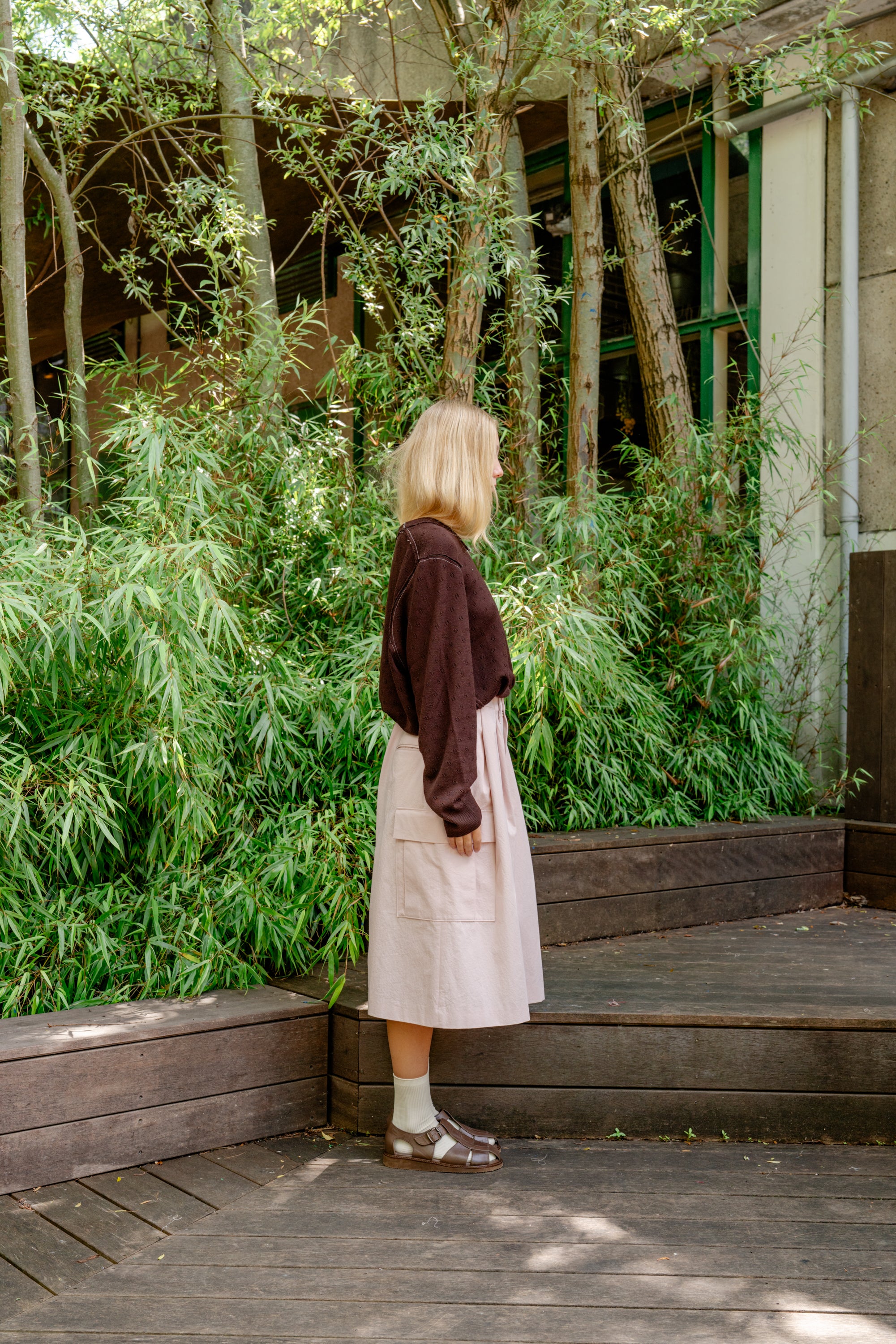 CF.19.07.01.02 CARGO SKIRT pink