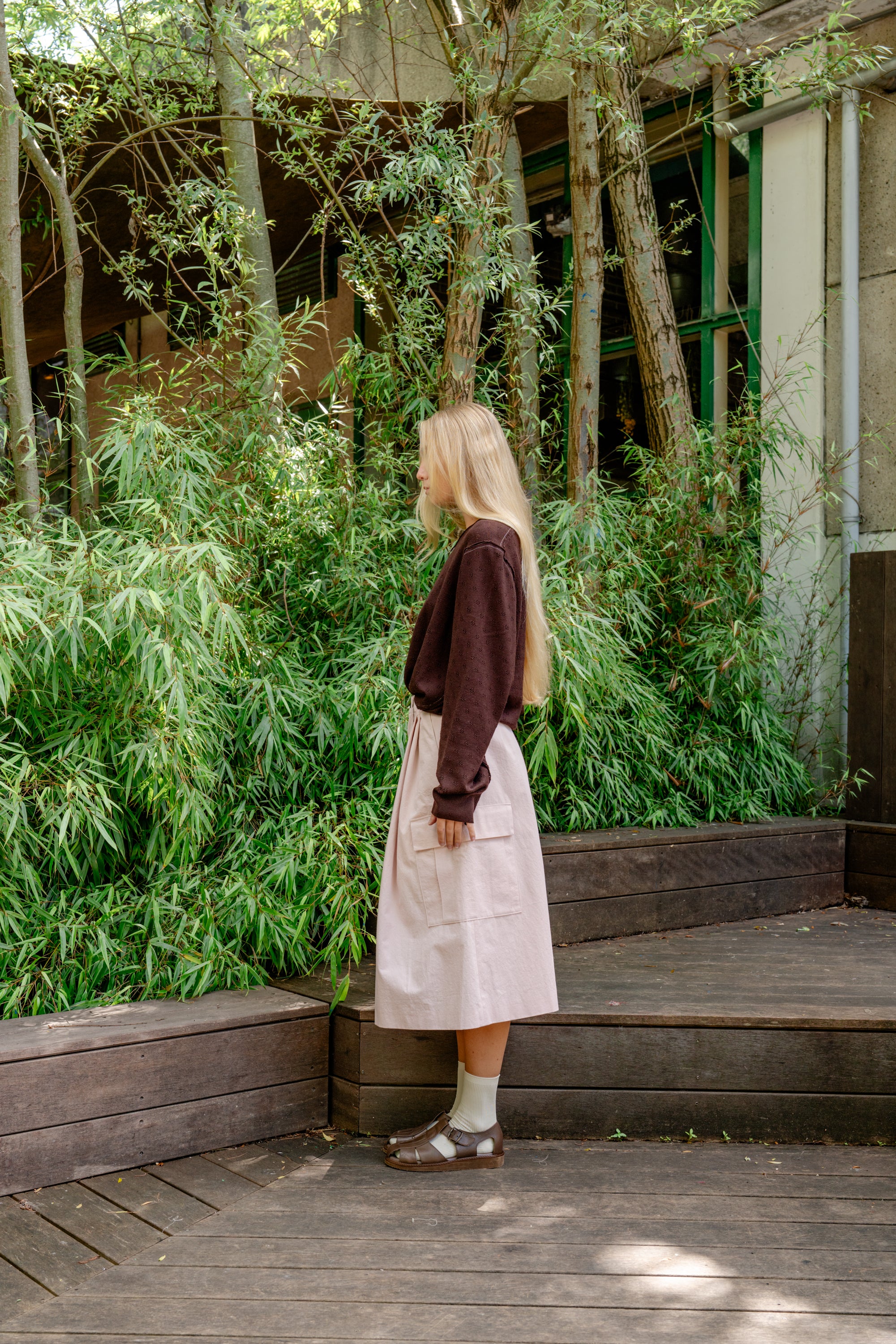 CF.19.07.01.02 CARGO SKIRT pink