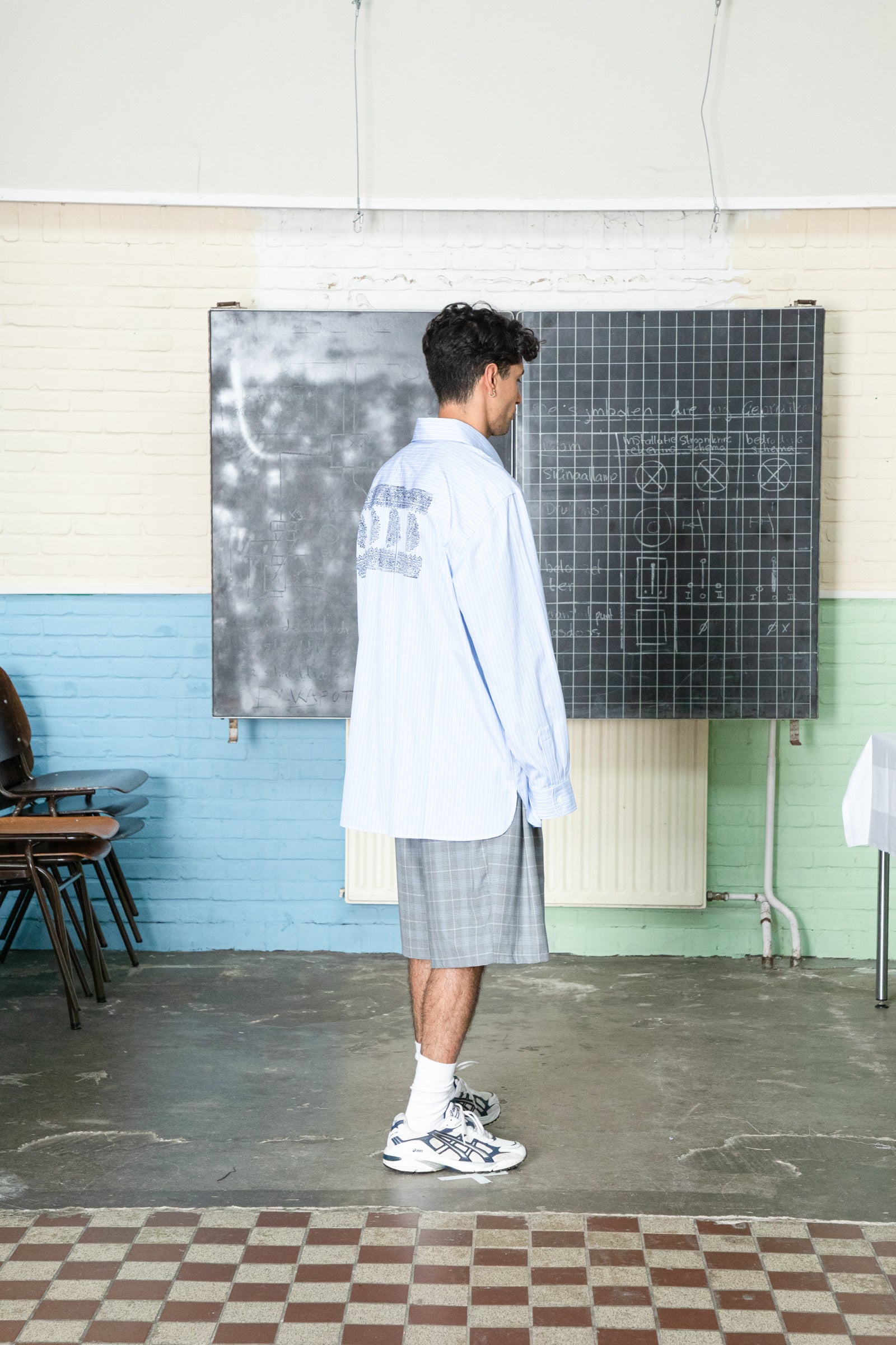CF. SUIT SHORTS grey