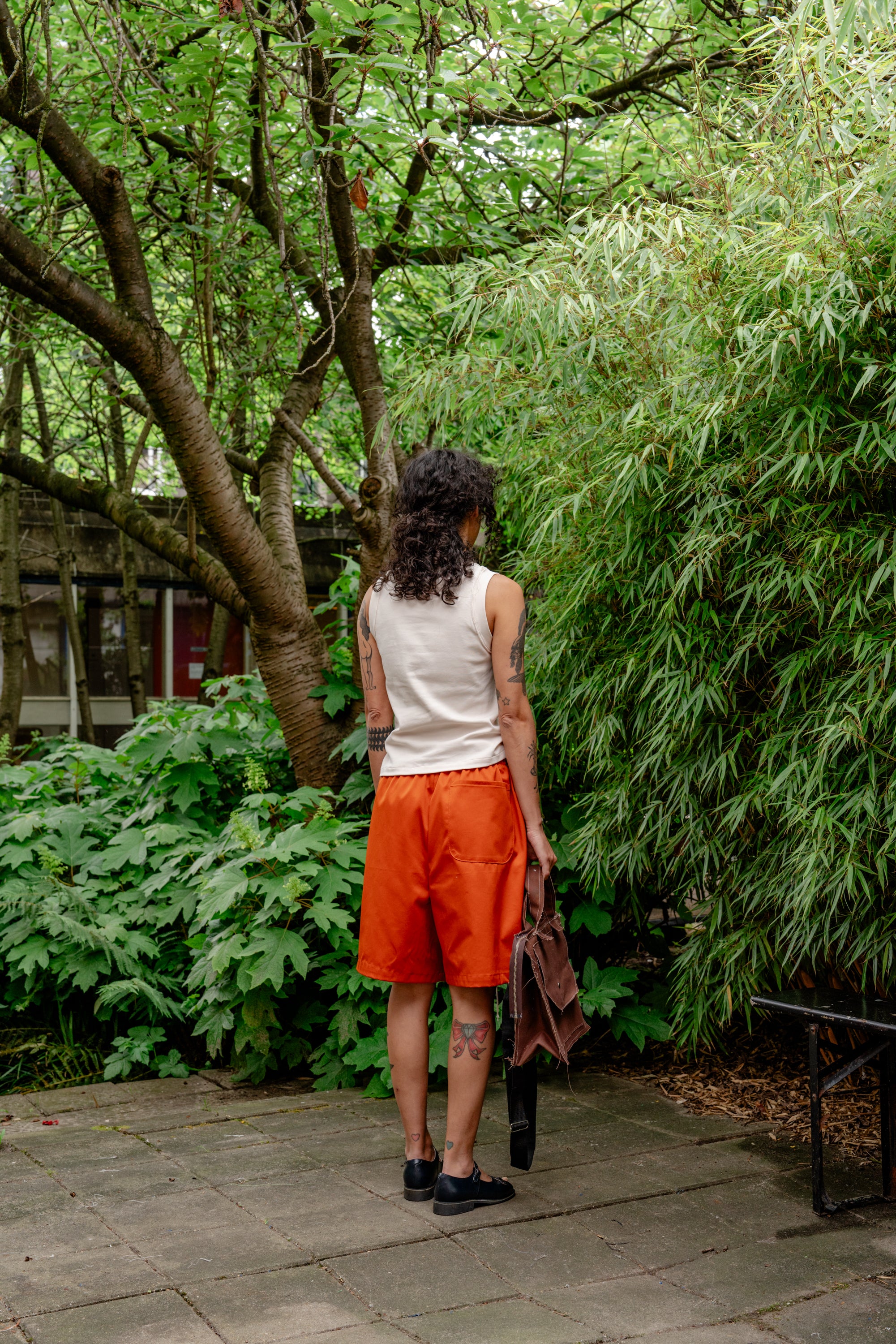 CF.19.13.01.03 KNEE SHORTS orange