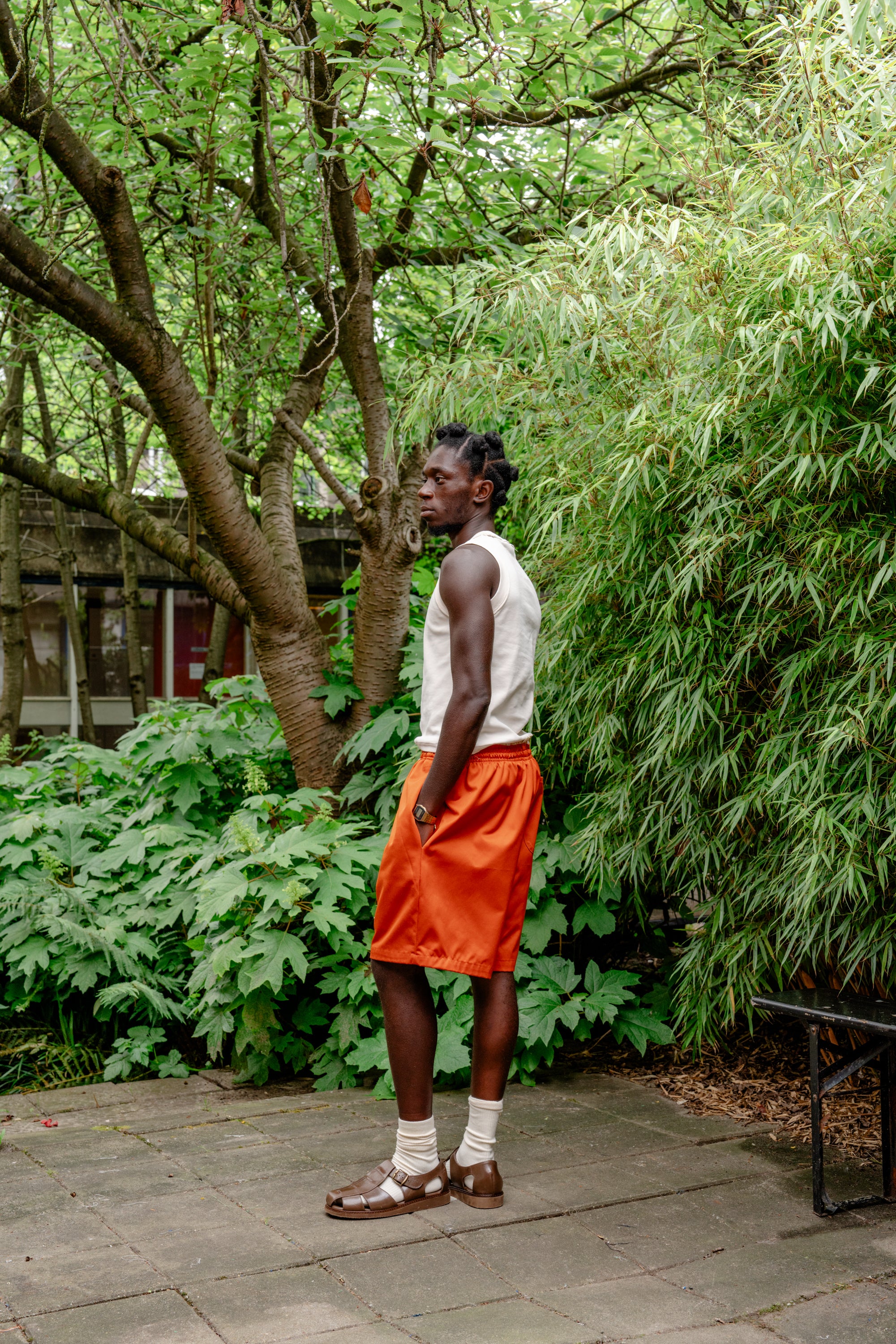 CF.19.13.01.03 KNEE SHORTS orange
