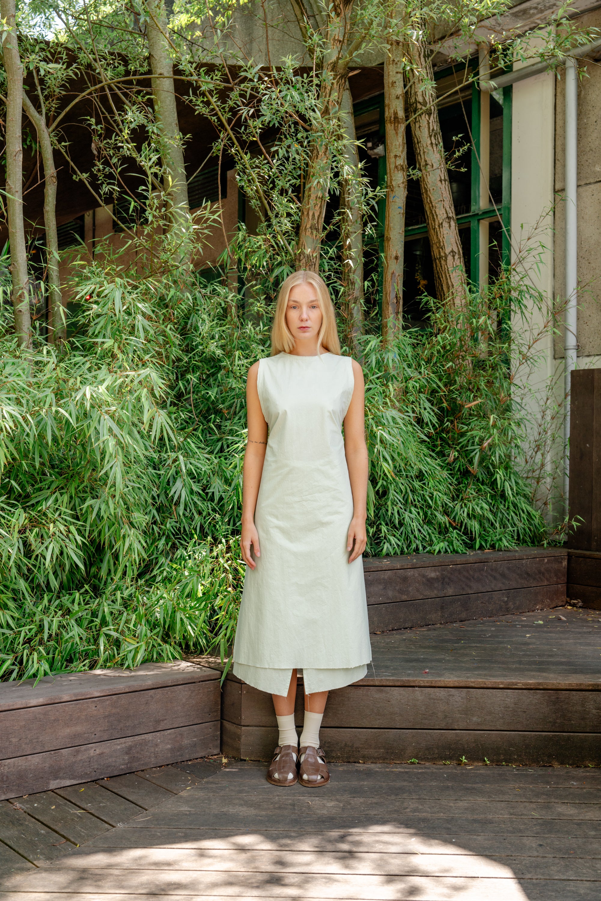 CF.19.08.01.02 WRAP DRESS green
