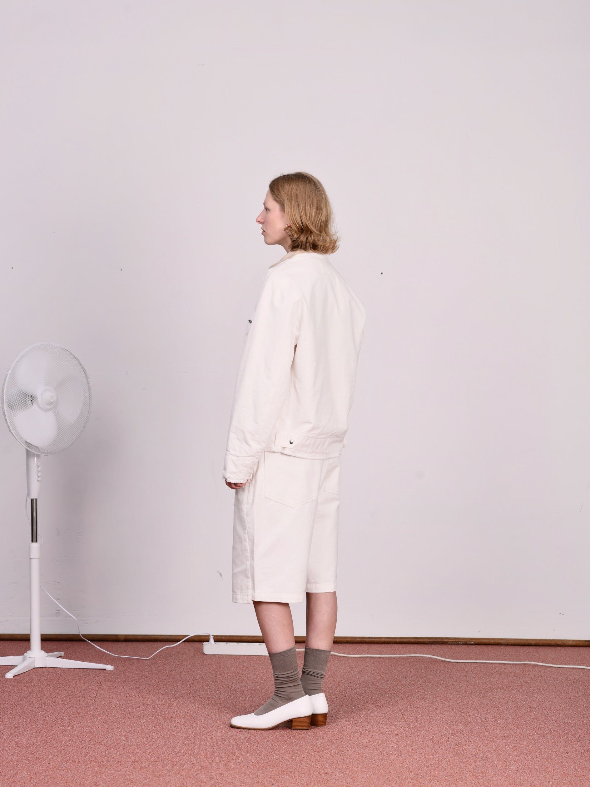CF.23.15.01.02 WIDE SHORTS twill off-white