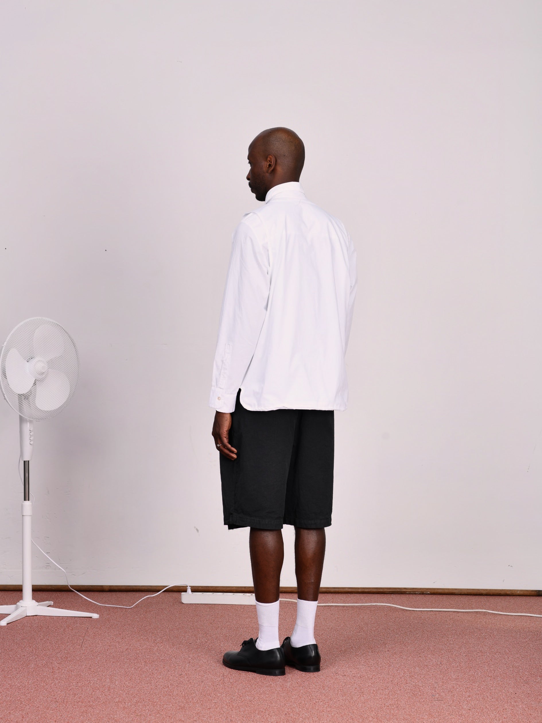 CF.23.RESEARCH.17.03 DOUBLE TANK/SHIRT WOVEN shirting cotton crisp white
