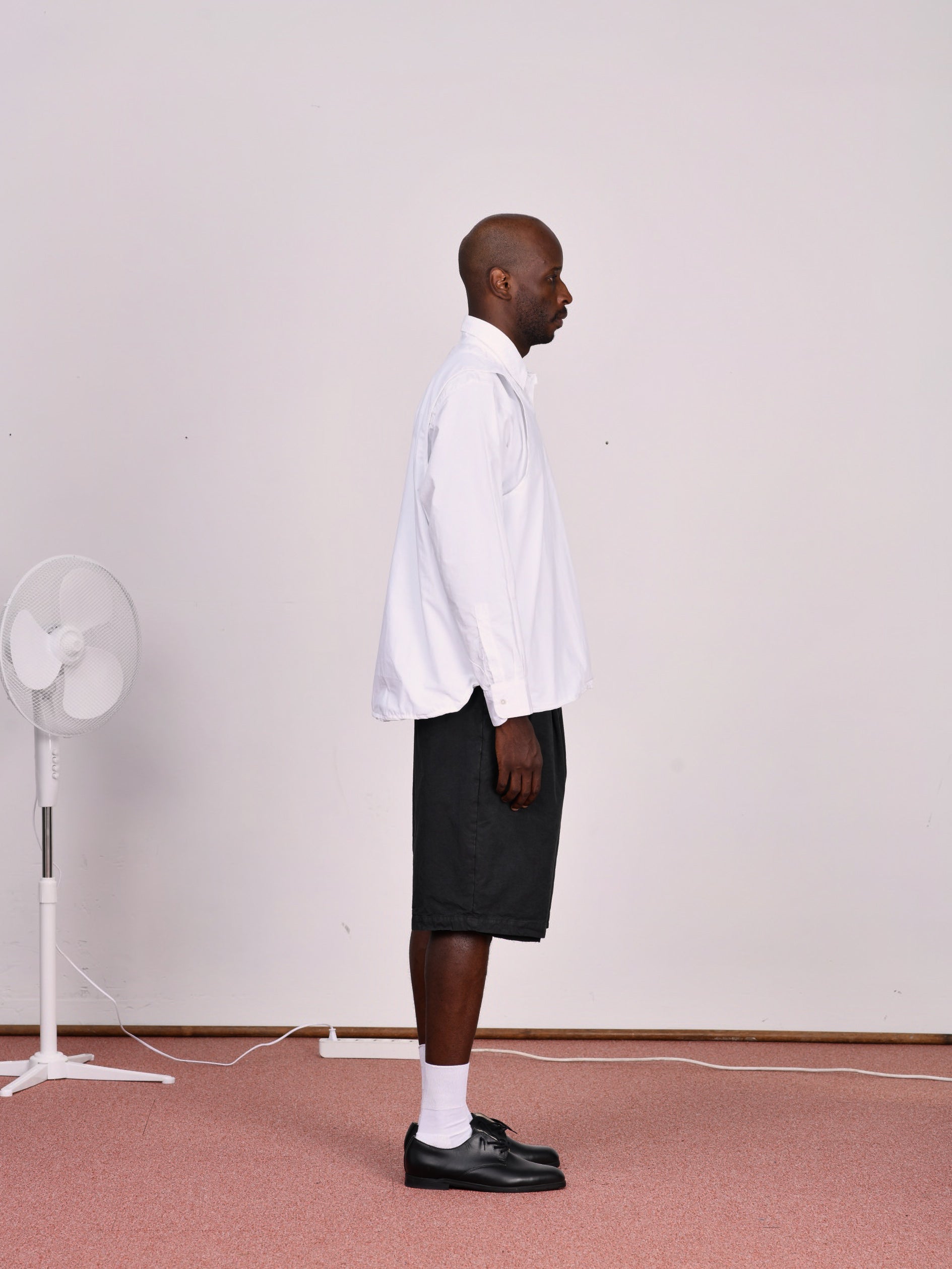 CF.23.RESEARCH.17.03 DOUBLE TANK/SHIRT WOVEN shirting cotton crisp white