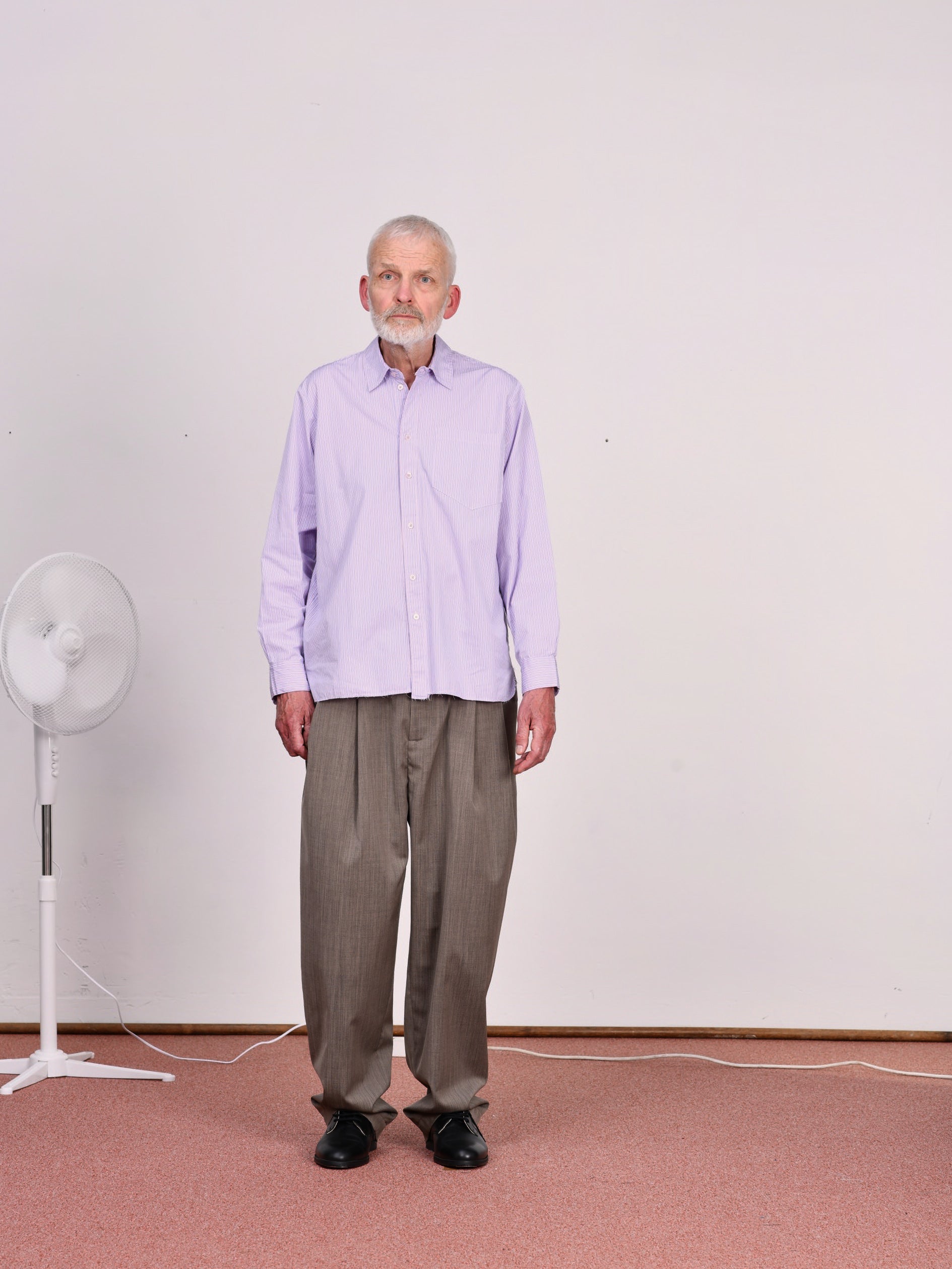 CF.23.04.03.01 LS - NORMAL SHIRT papertouch shirting blue stripe + pink overdye