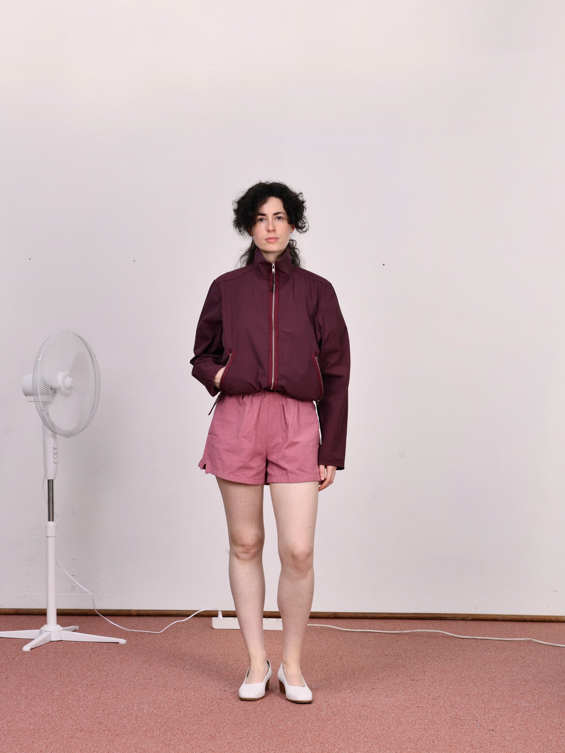 CF.23.13.01.03 SHORTY SHORTS washed twill vintage pink