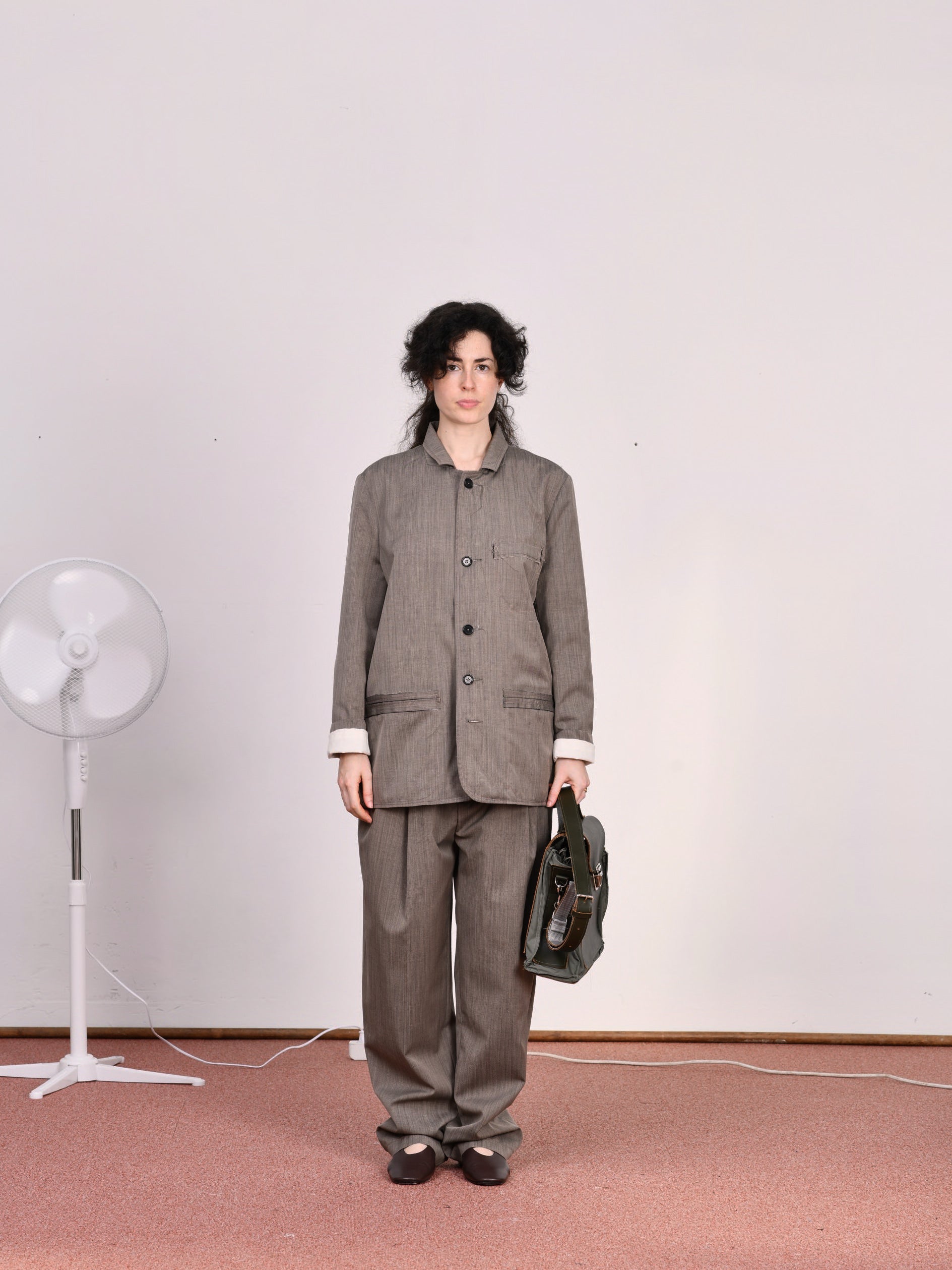 CF.23.09.02.01 SUIT JACKET tropical wool brown melange