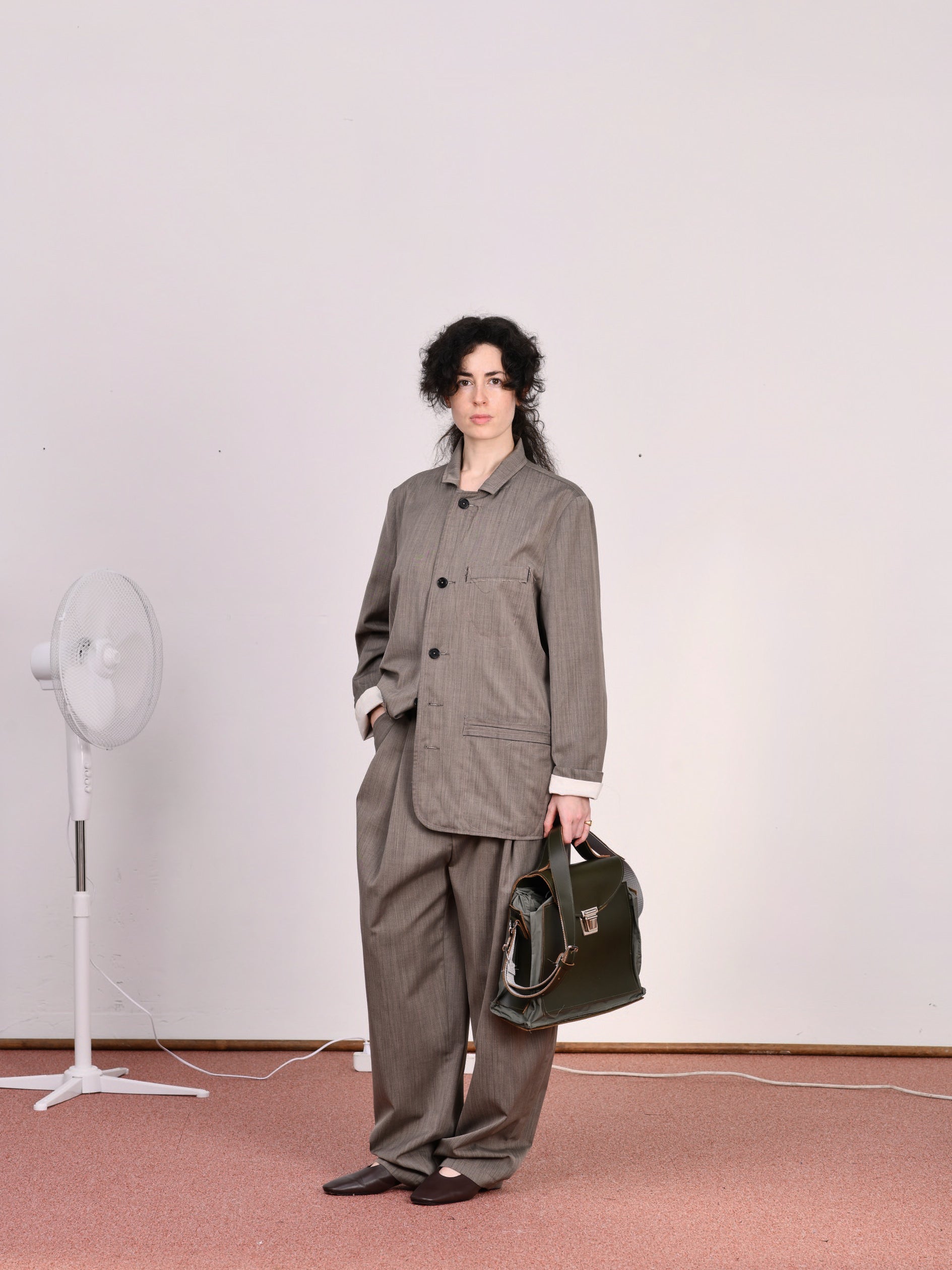 CF.23.06.03.01 SUIT PANTS tropical wool brown melange