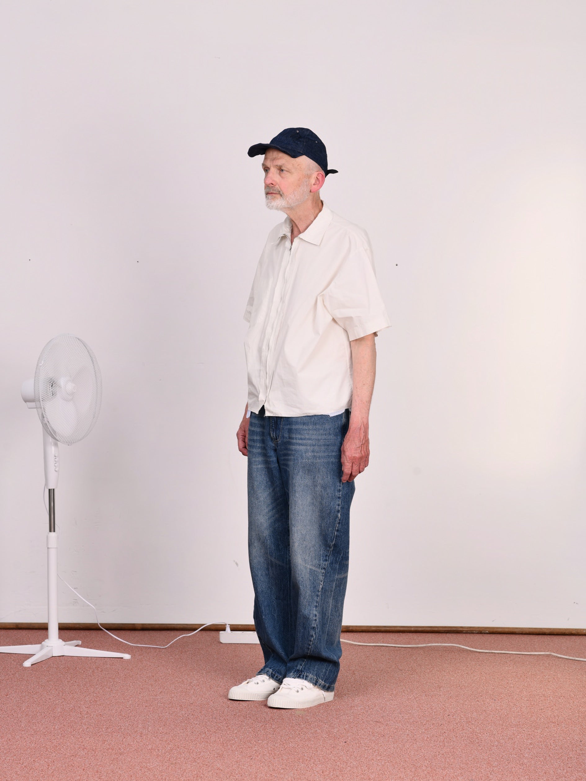 CF.23.04.01.01 SS - ZIP SHIRT papertouch shirting lily white