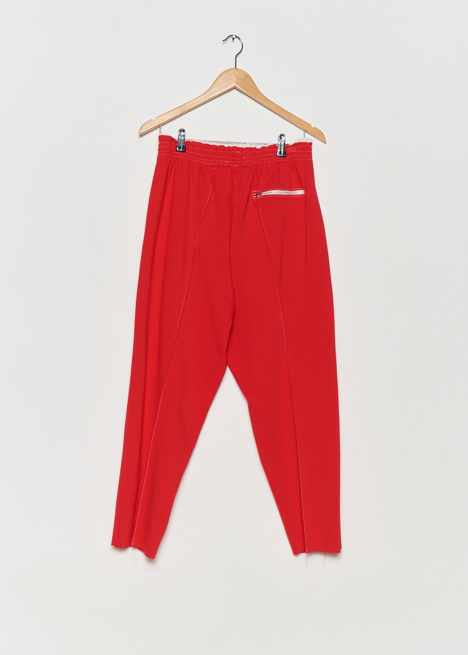 CF.13.06.07.01 TRACK PANTS PUNTA JERSEY RED