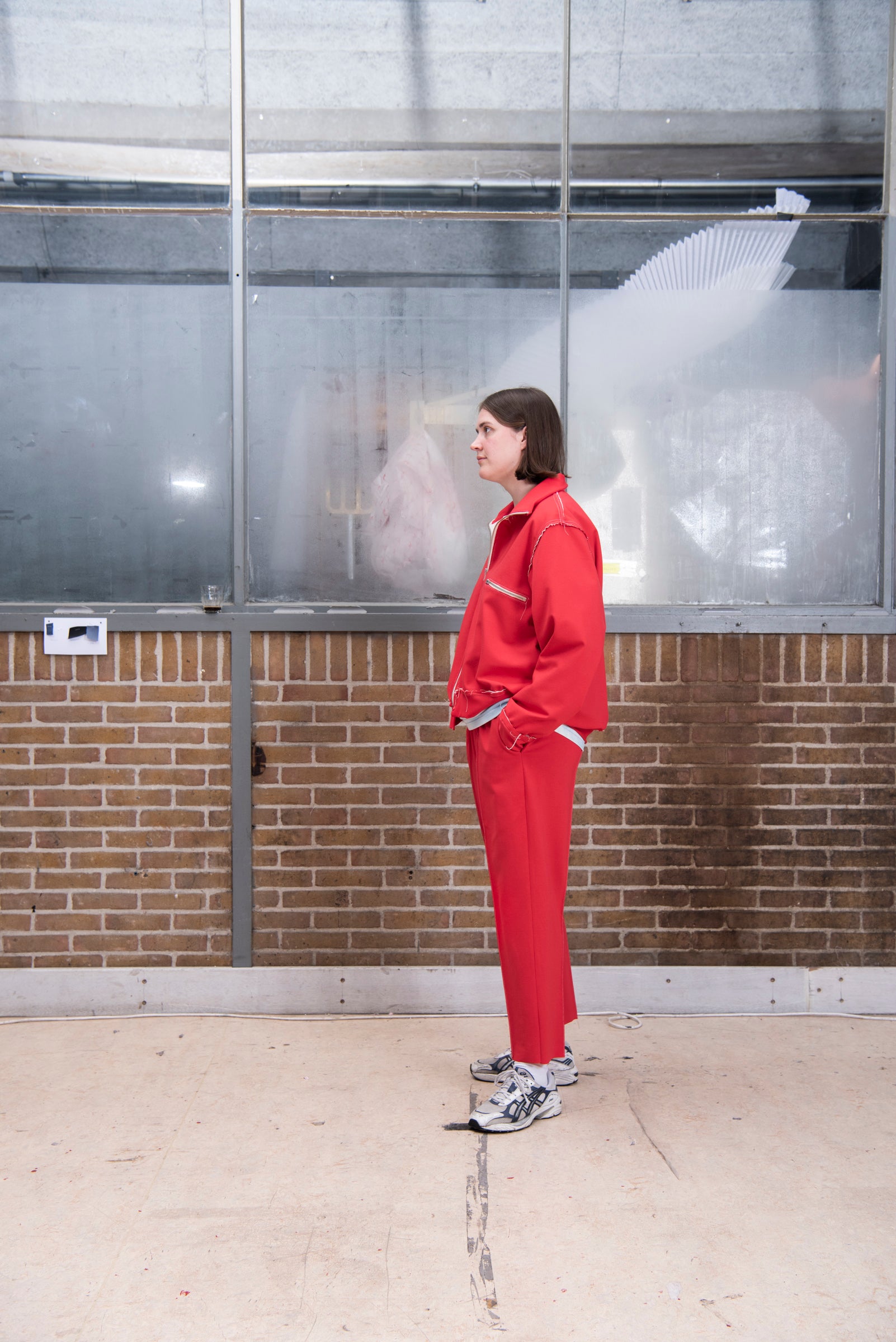 CF.13.06.07.01 TRACK PANTS red