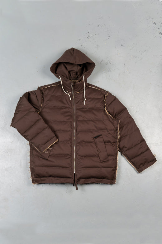 注目ショップ・ブランドのギフト CF.14.10.08.01 Fortgens Camiel – brown/beige PUFFER 90S ジャケット・アウター