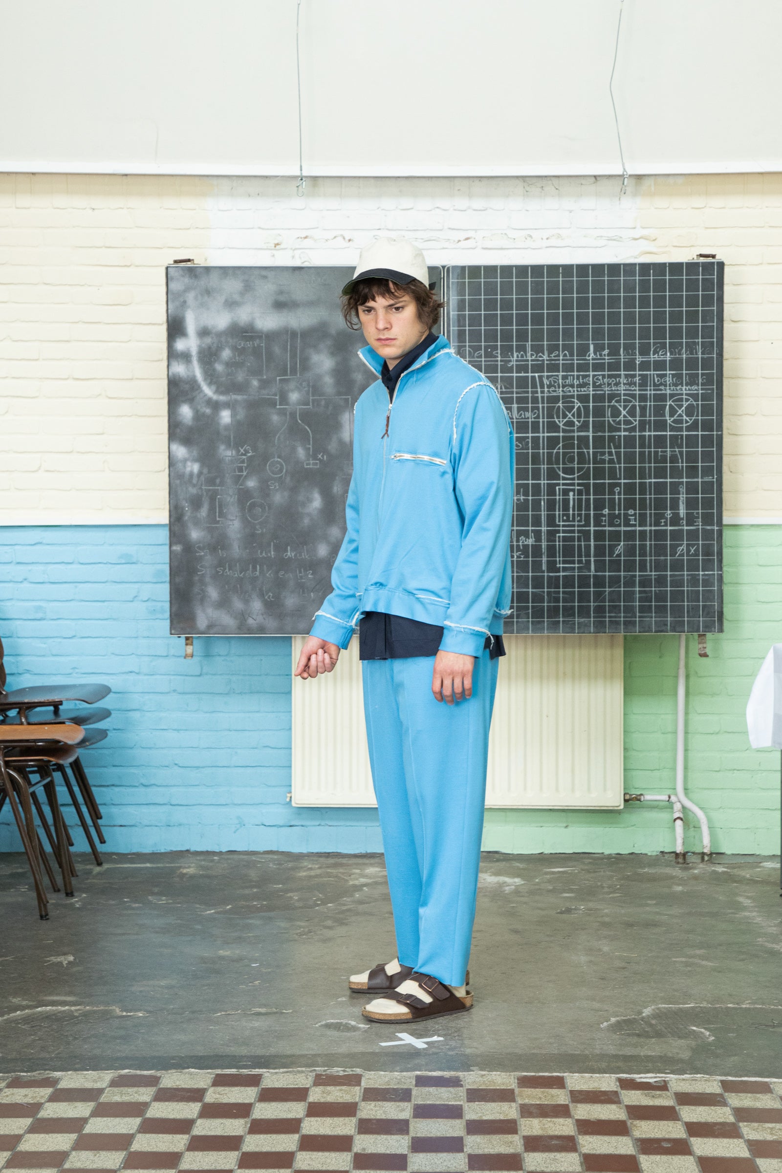 CF.13.06.07.01 TRACK PANTS blue