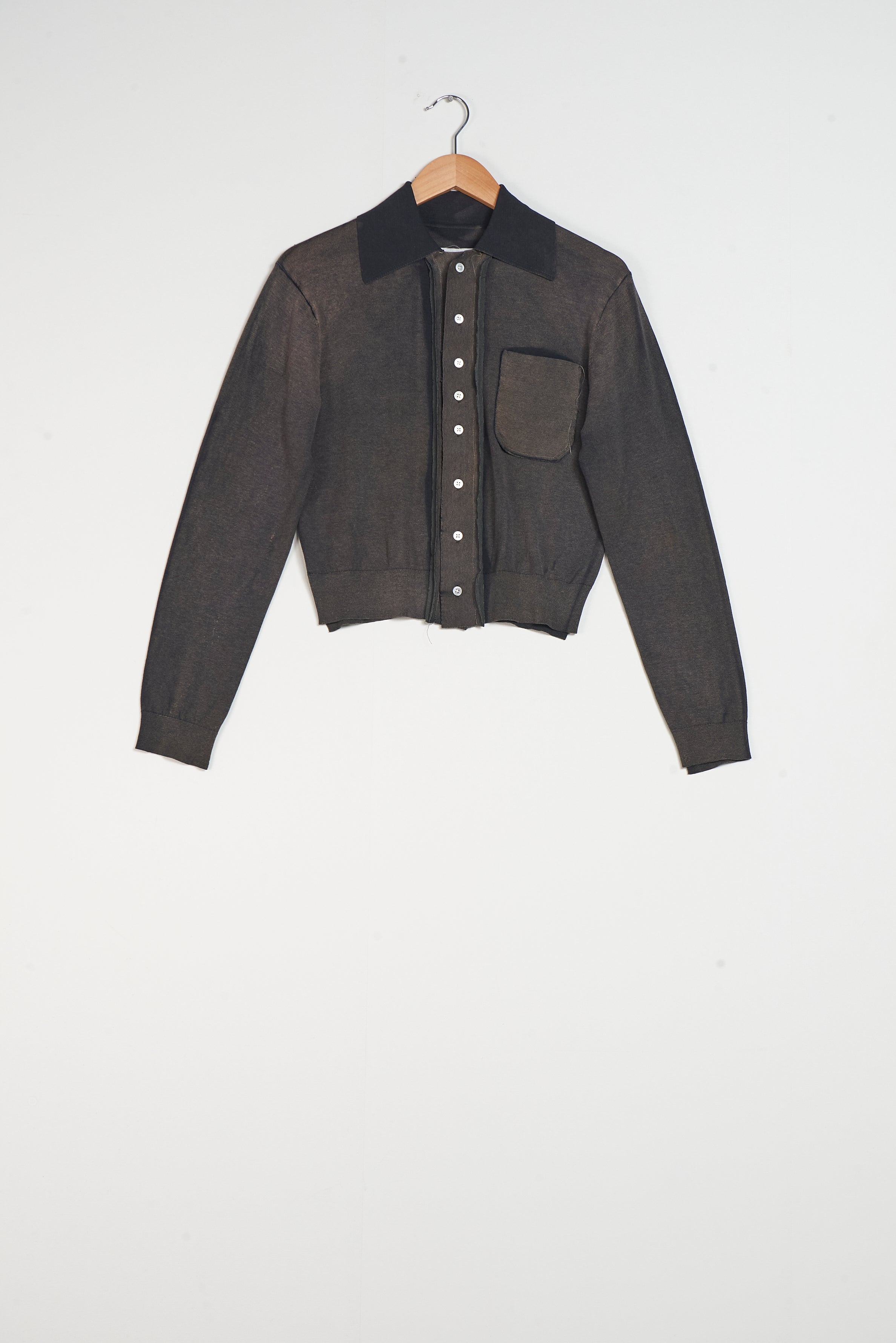 CF.20.03.01.01 70S CARDIGAN FADE OUT black
