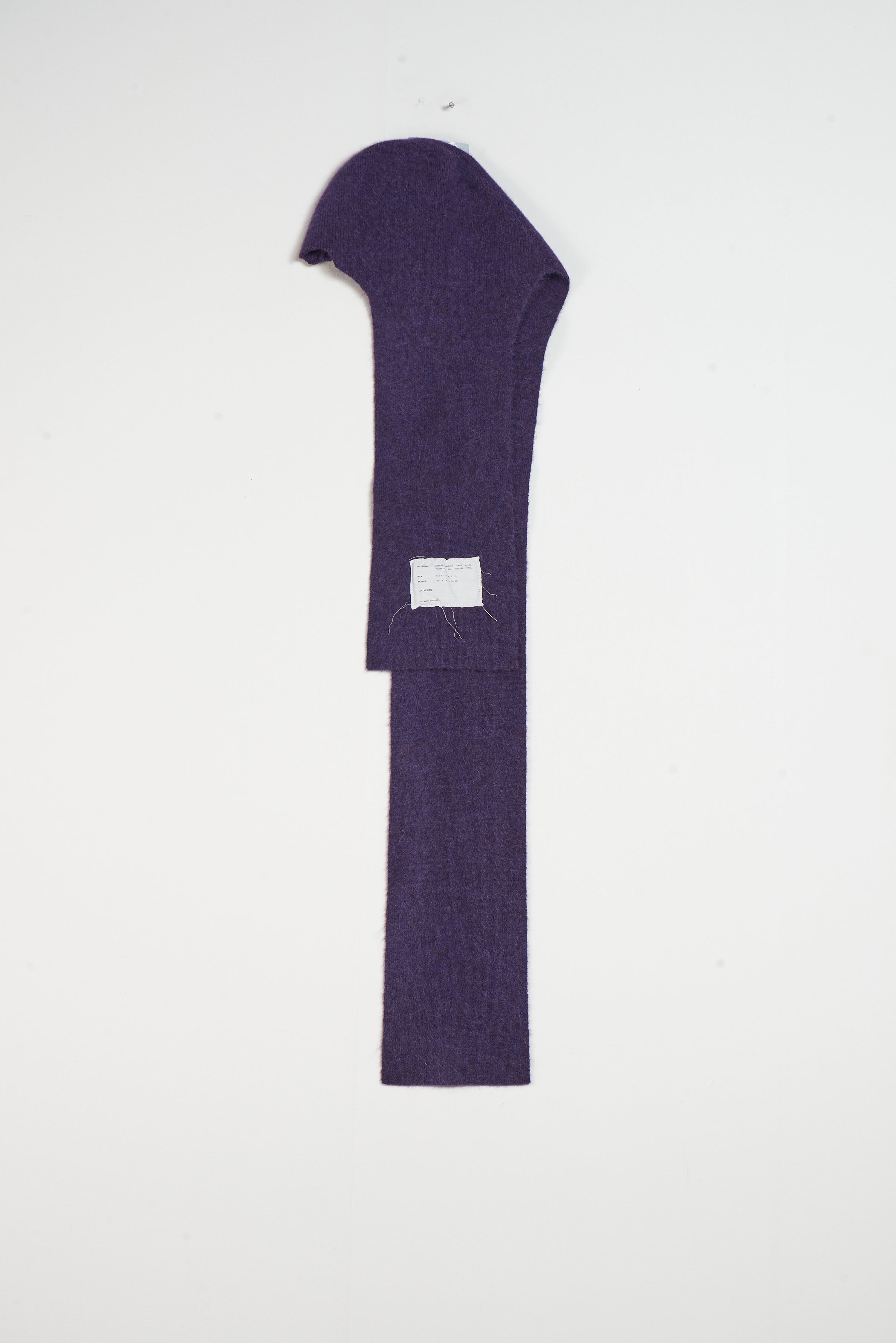 CF.20.03.08.01 HAIRY BALACLAVA SCARF purple