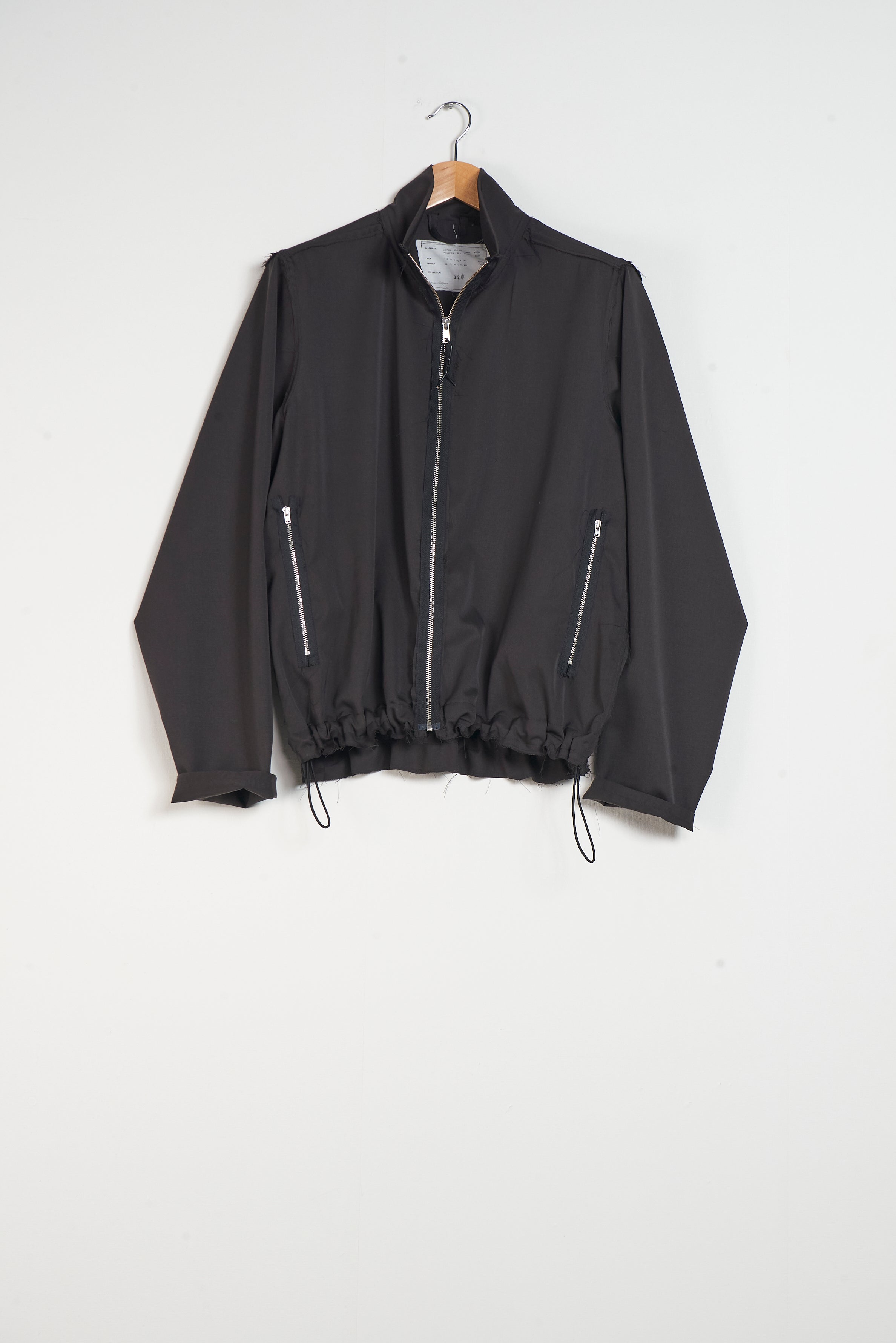 CF.20.09.02.01 TRACK JACKET WOOL FADED BLACK – Camiel Fortgens