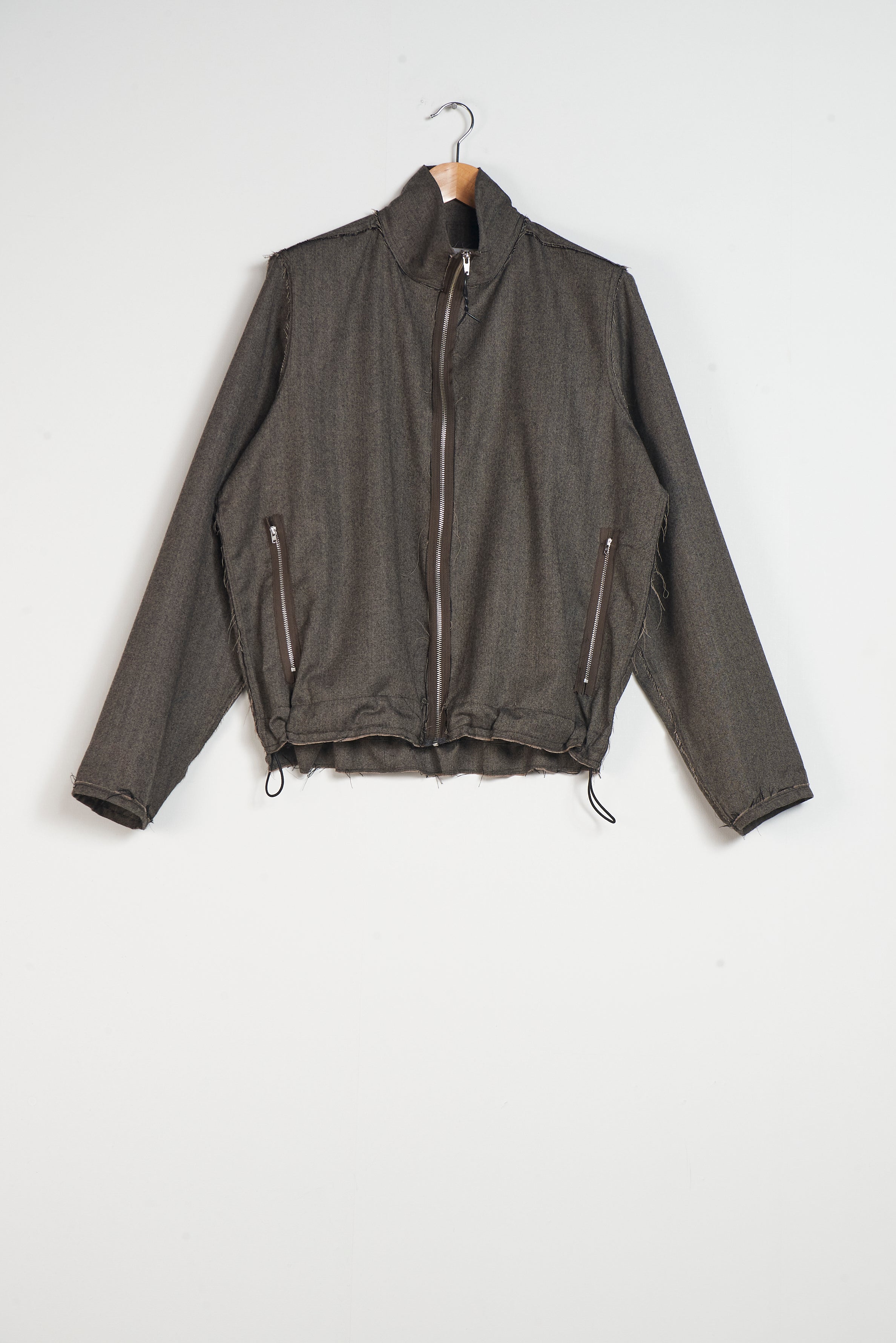 CF.20.09.02.02 TRACK JACKET WOOL herringbone