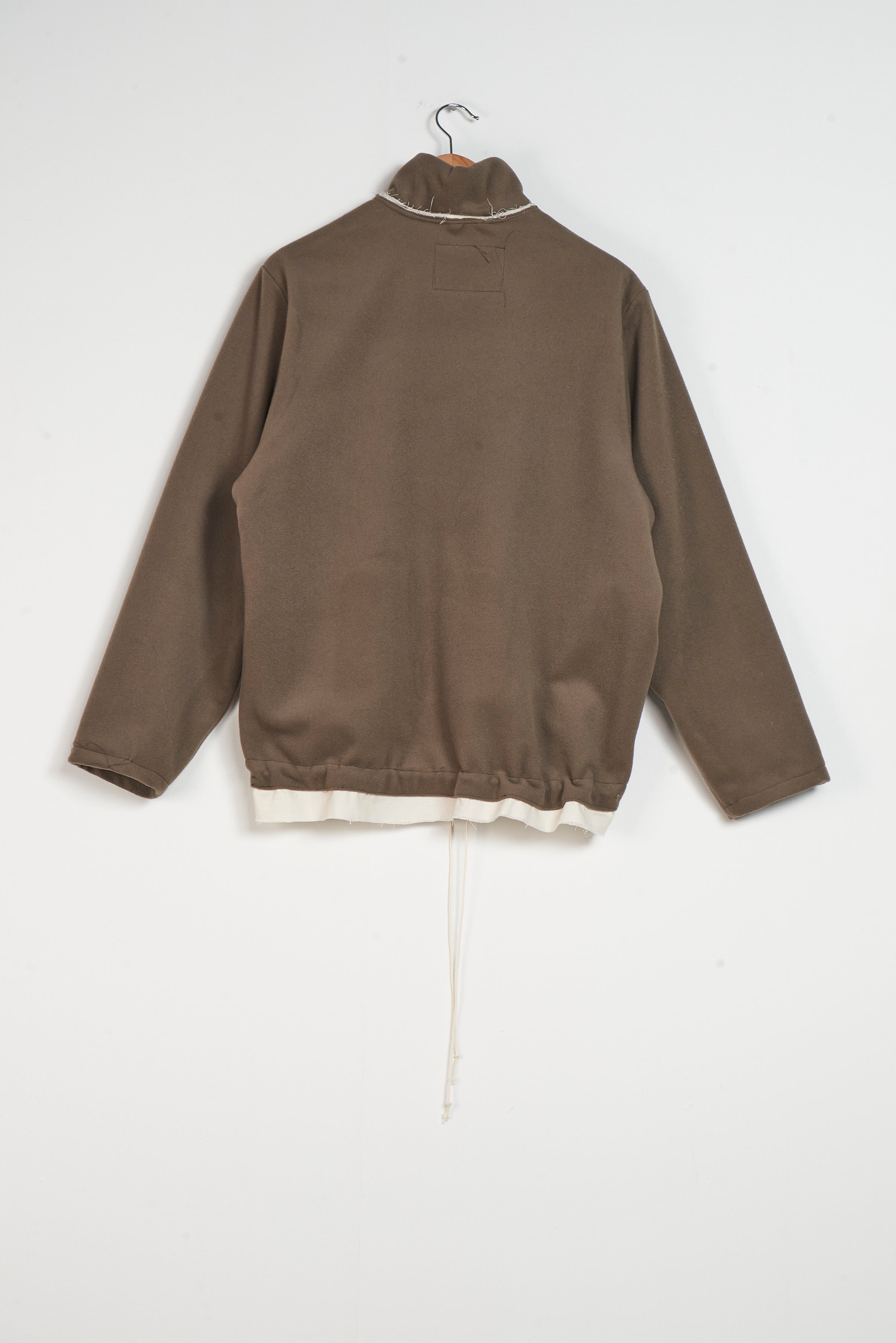 CF.20.09.03.01 FLEECE ANORAK TAUPE – Camiel Fortgens