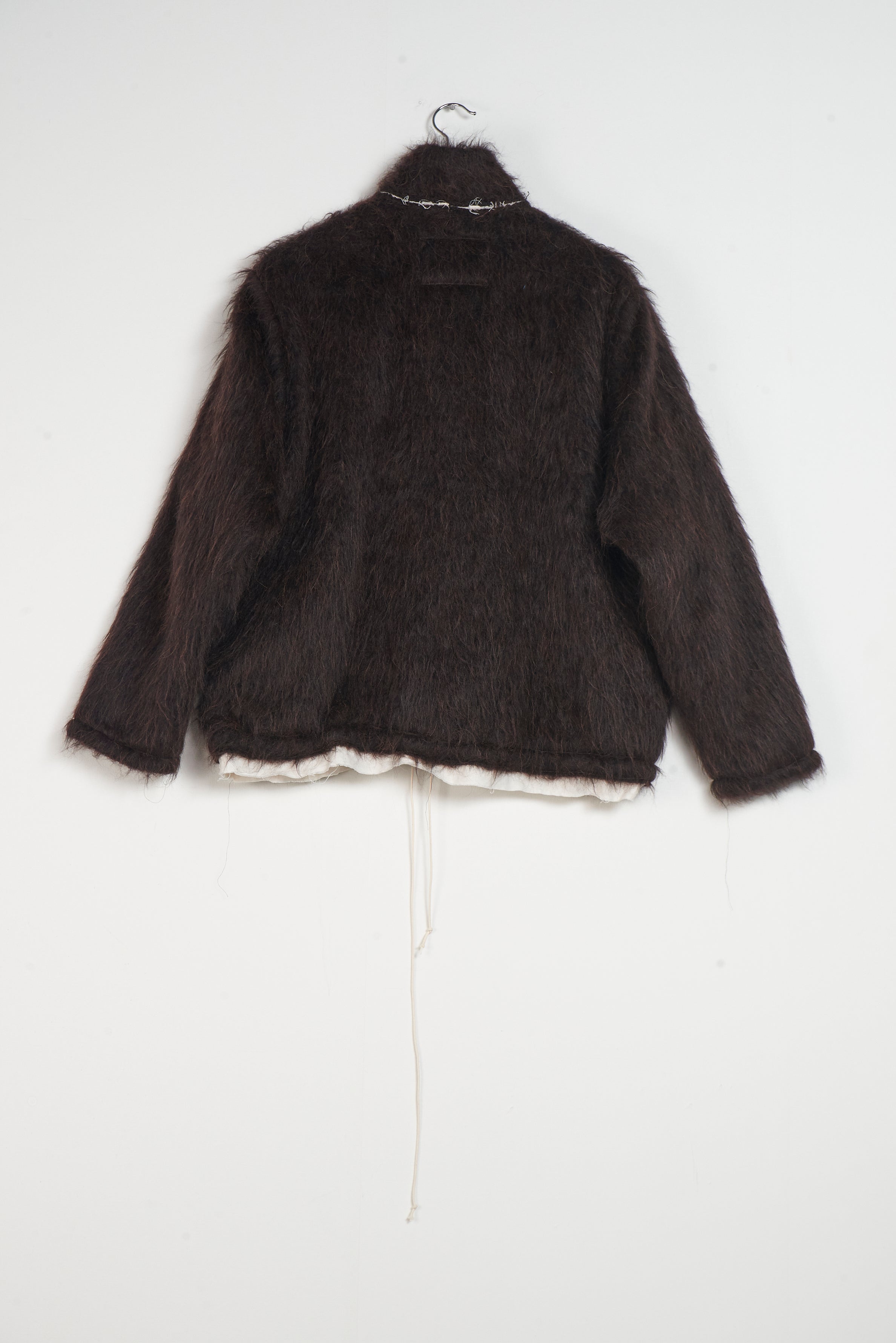 CF.20.09.03.02 FLEECE ANORAK hairy brown
