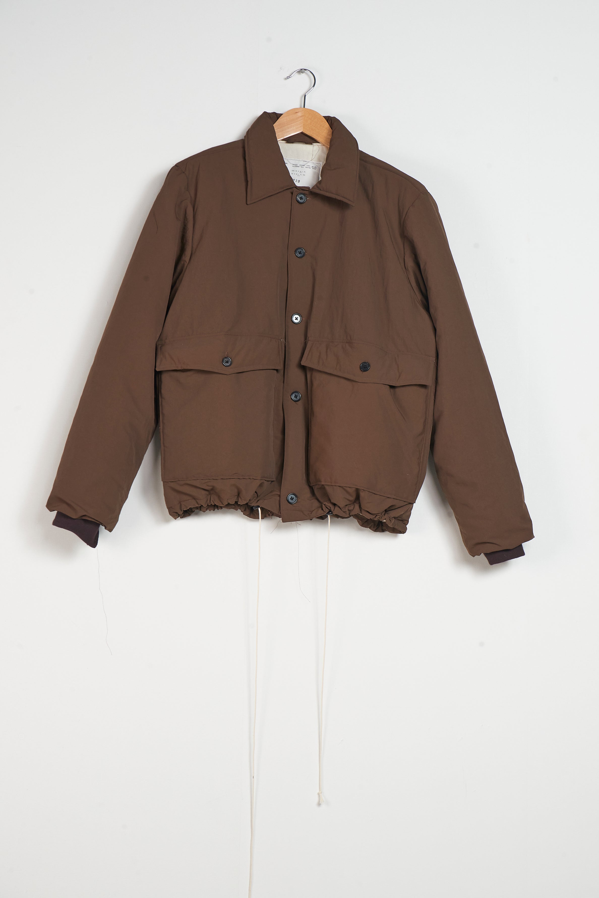 CF.20.10.01.01 PUFFED SIMPLE JACKET brown