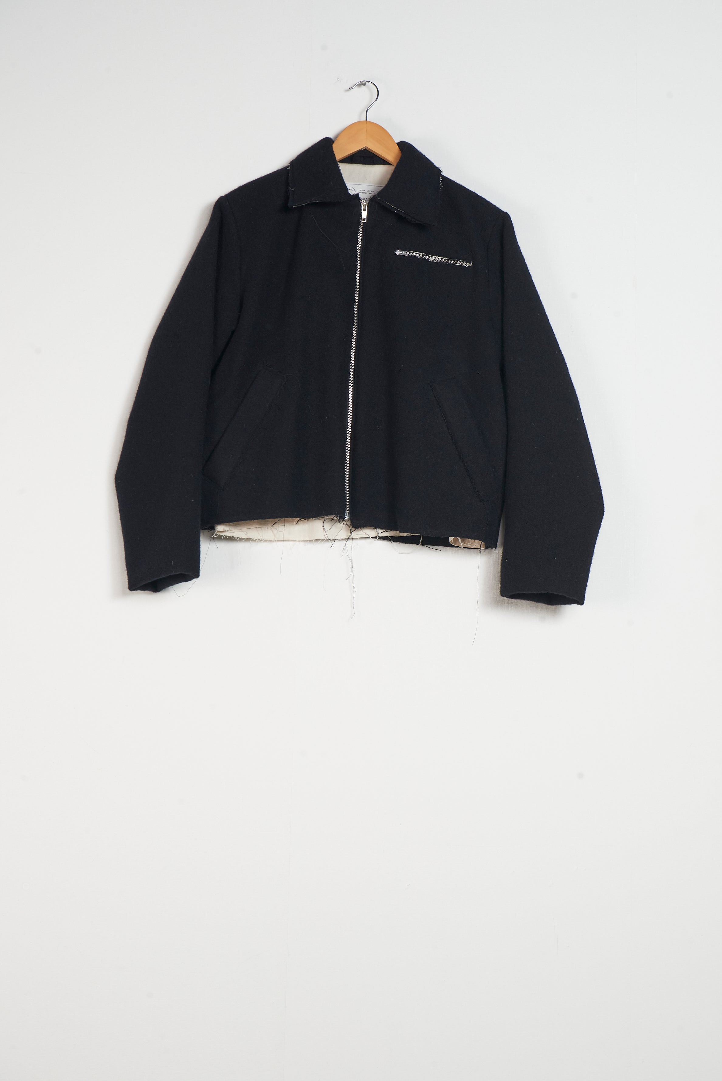 CF.20.10.02.01 FITTED SIMPLE JACKET BLACK – Camiel Fortgens