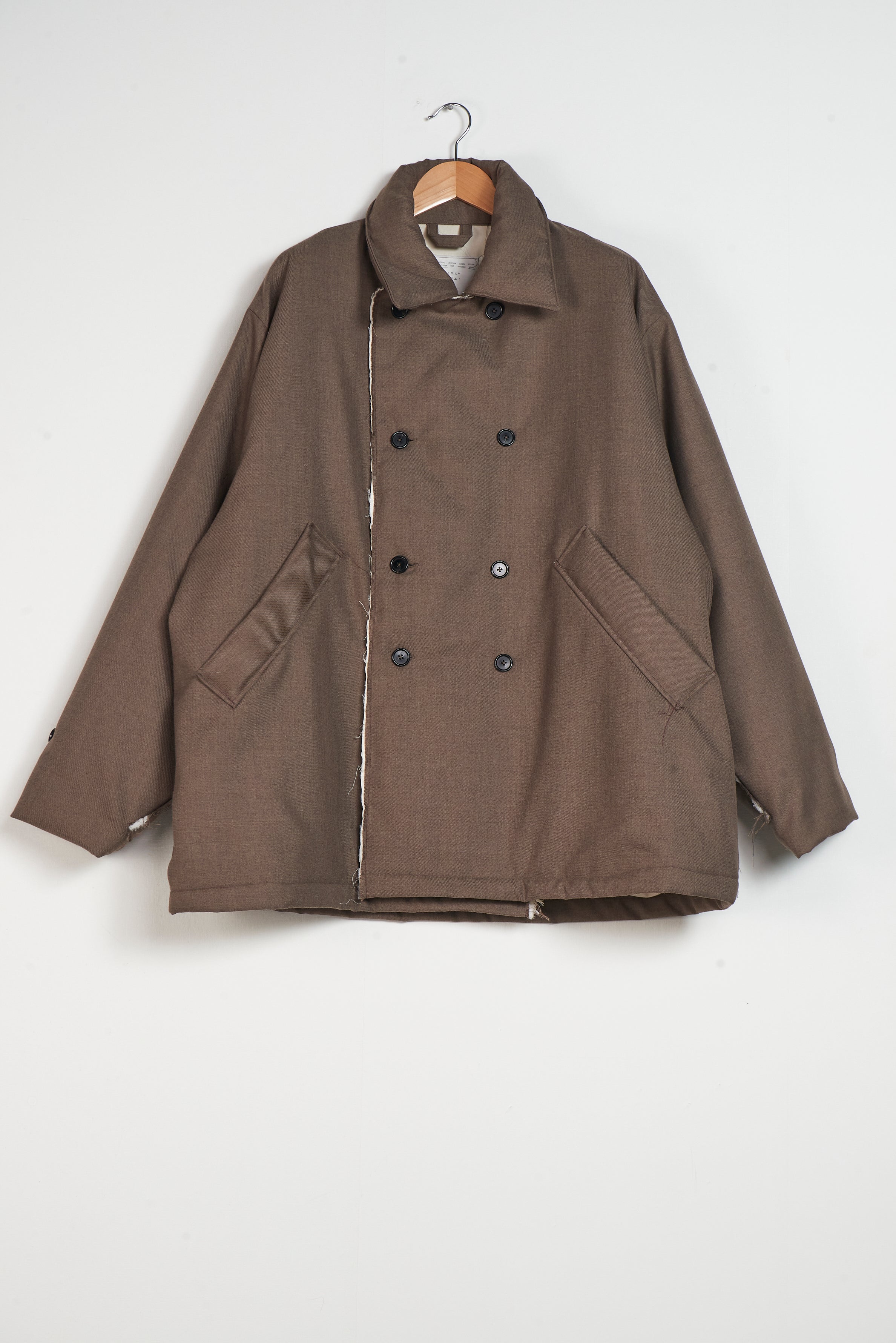 CF.20.10.03.01 PADDED PEACOAT MACK brown