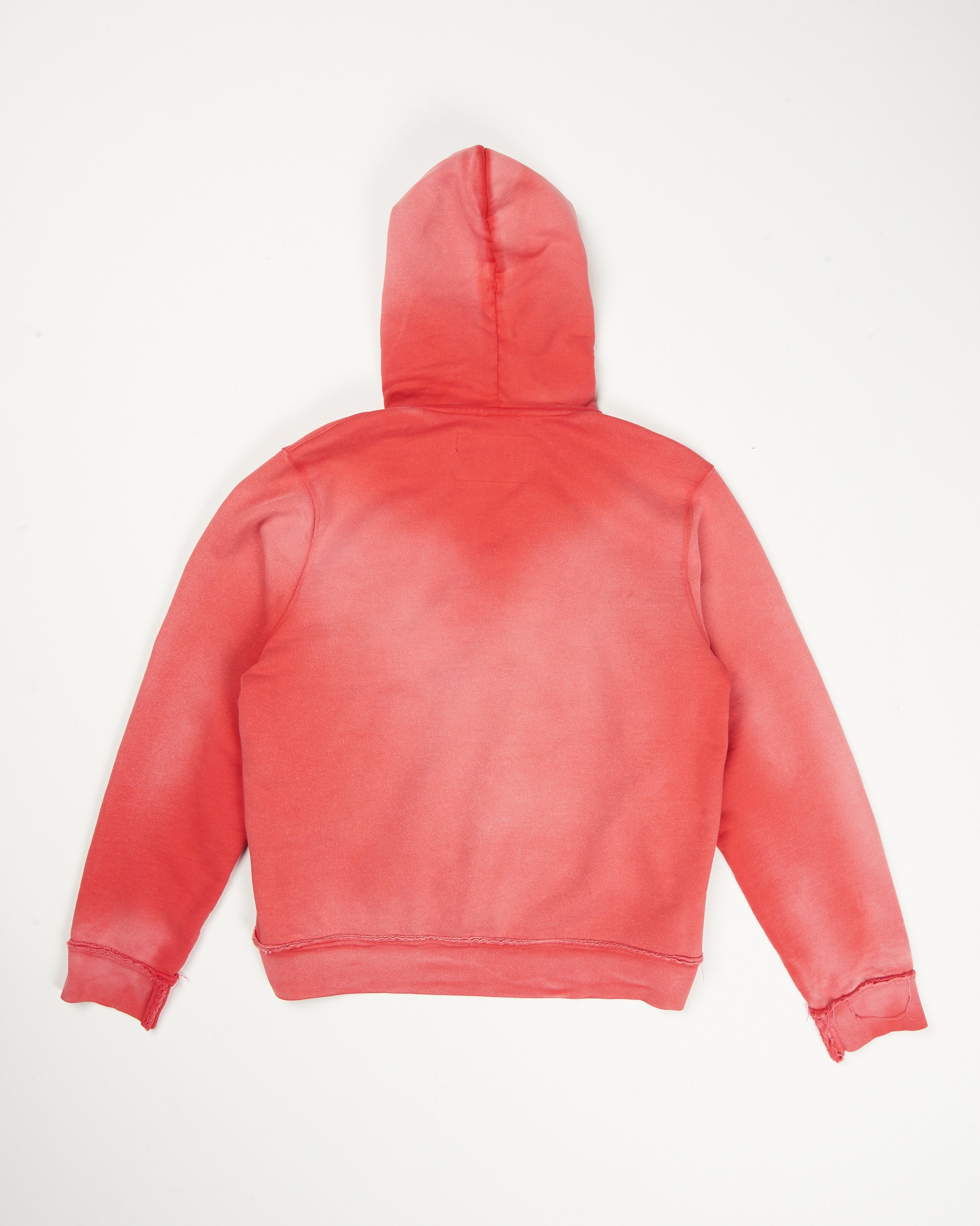 CF.21.02.02.02 FITTED ZIP HOODIE heavy sweat red sunfade