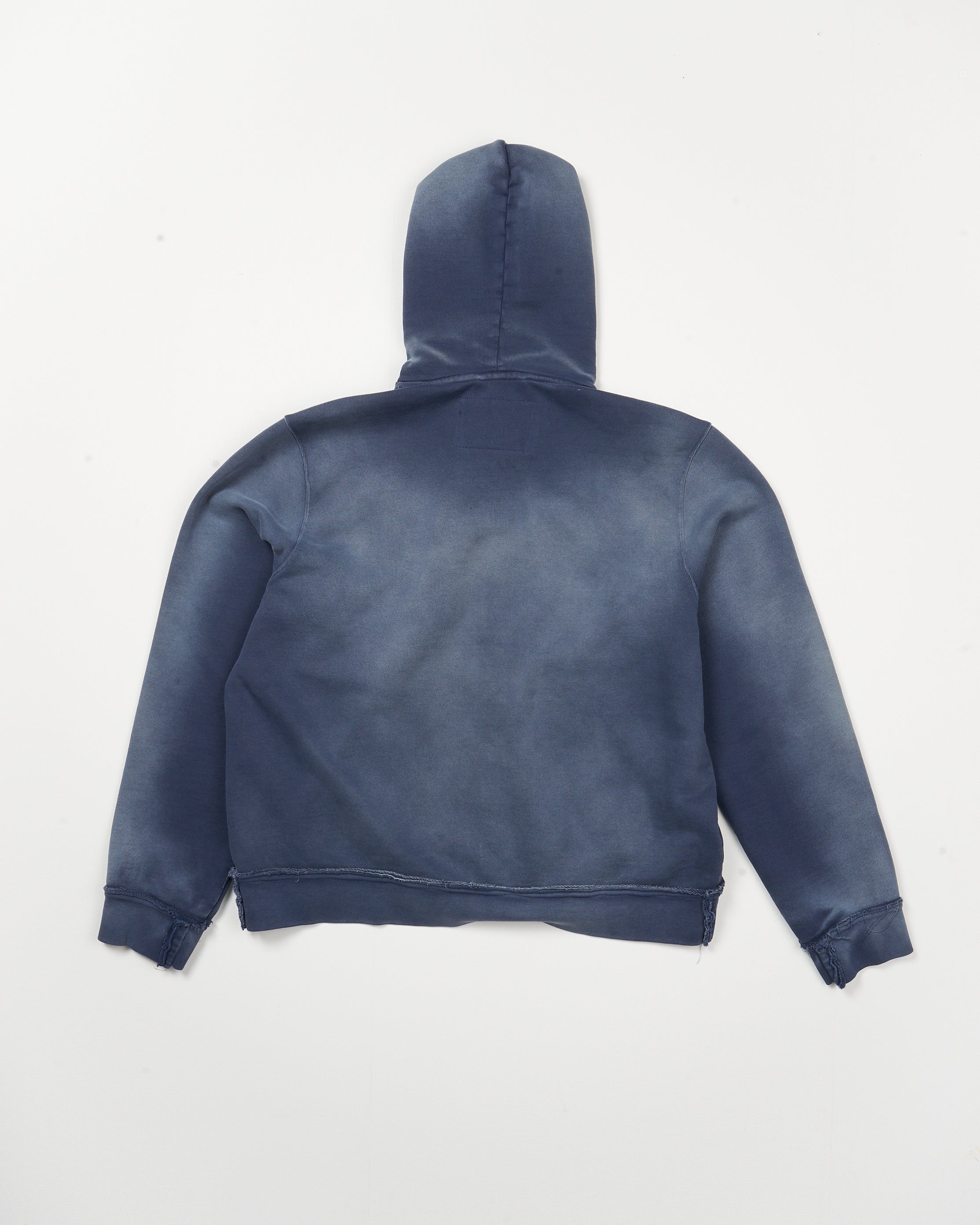 CF.21.02.02.03 FITTED ZIP HOODIE heavy sweat navy sunfade