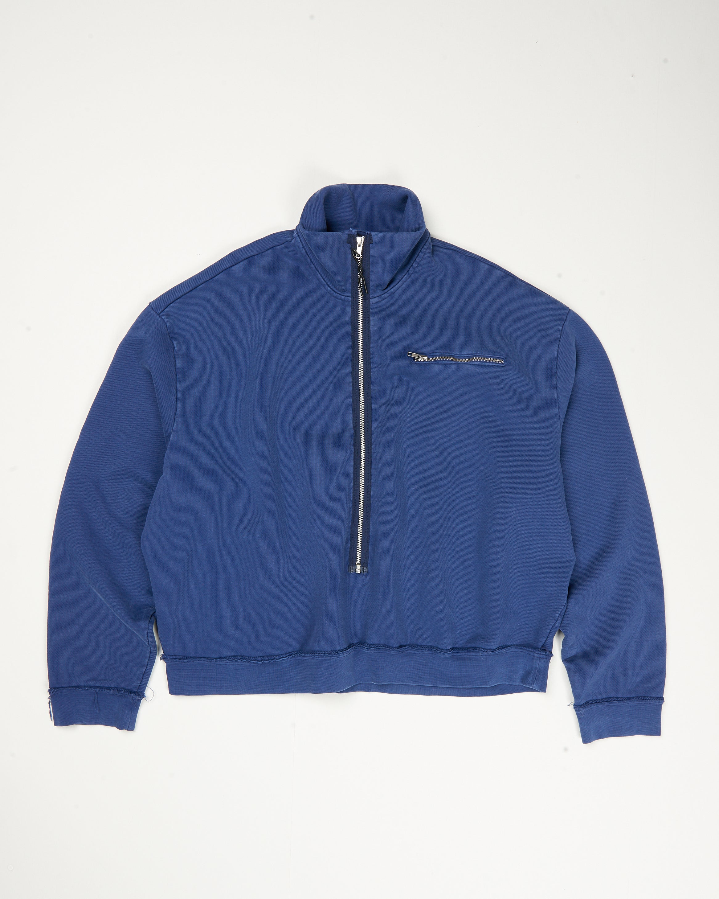 CF.21.02.03.02 HALF ZIP heavy sweat navy – Camiel Fortgens