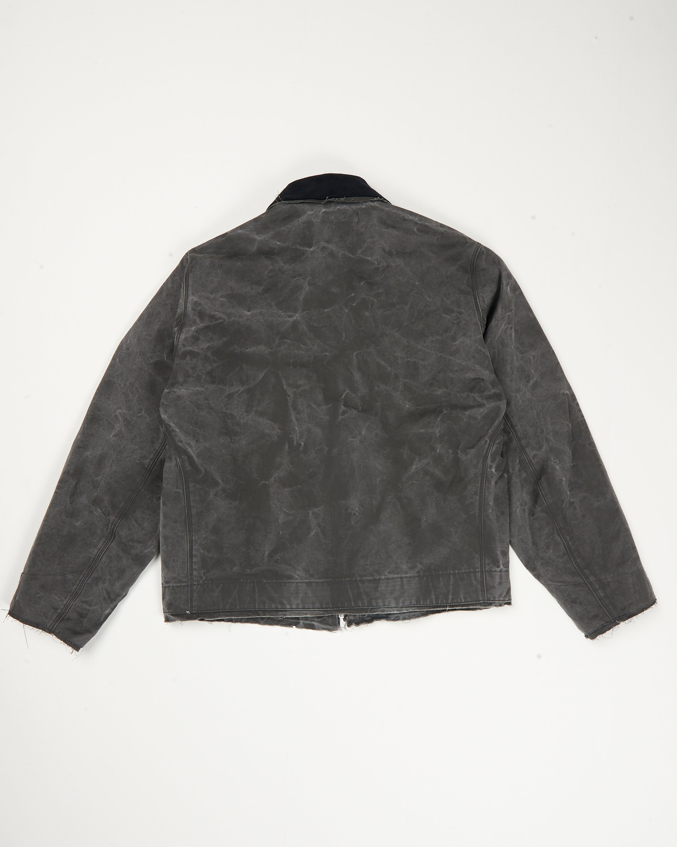 CF.21.10.01.02 WORKER JACKET washed canvas black vintage wash