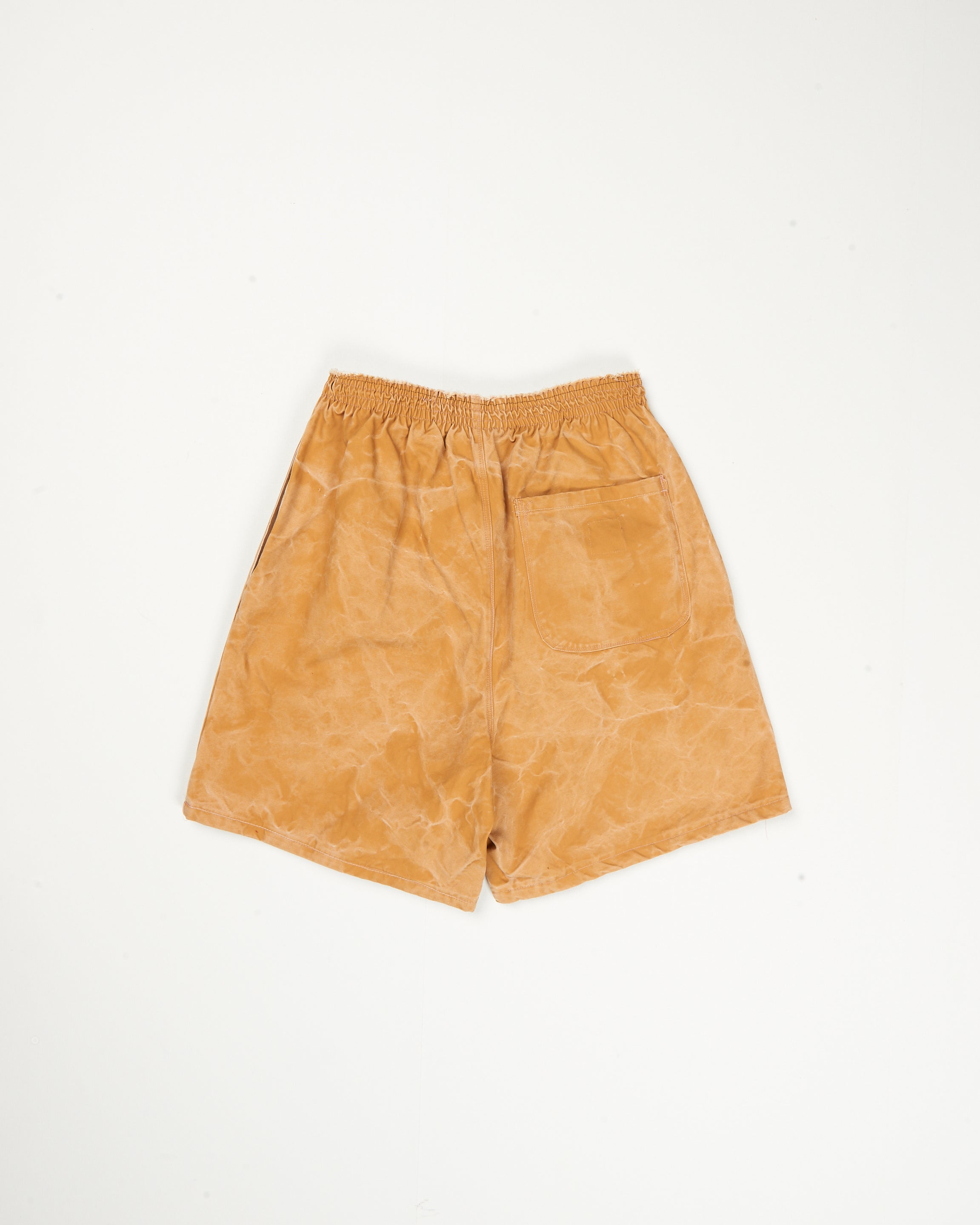 CF.21.13.01.01 KNEE SHORTS washed canvas sand vintage wash