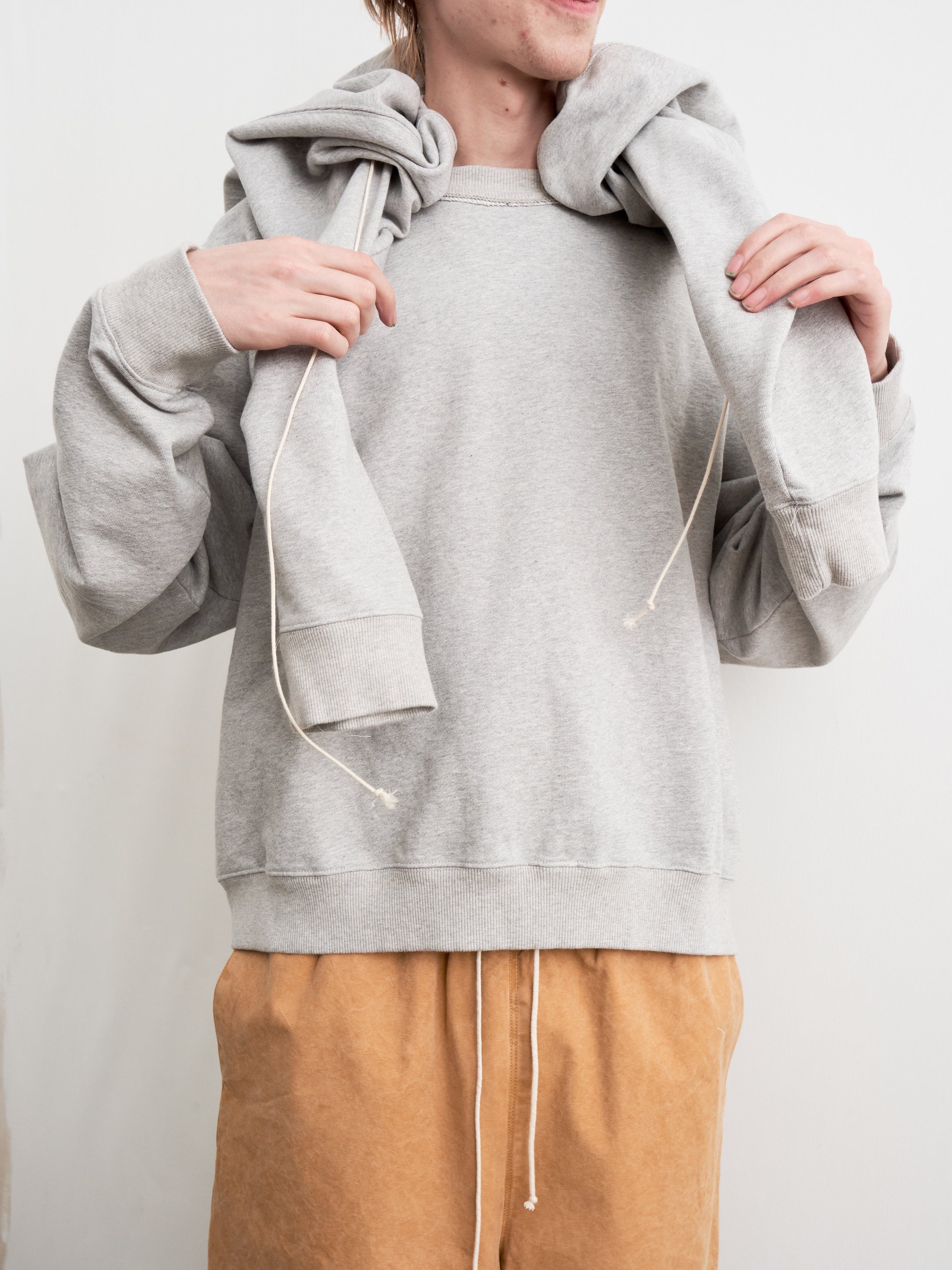 CF.21 RESEARCH CREWNECK HOOD HEAVY SWEAT