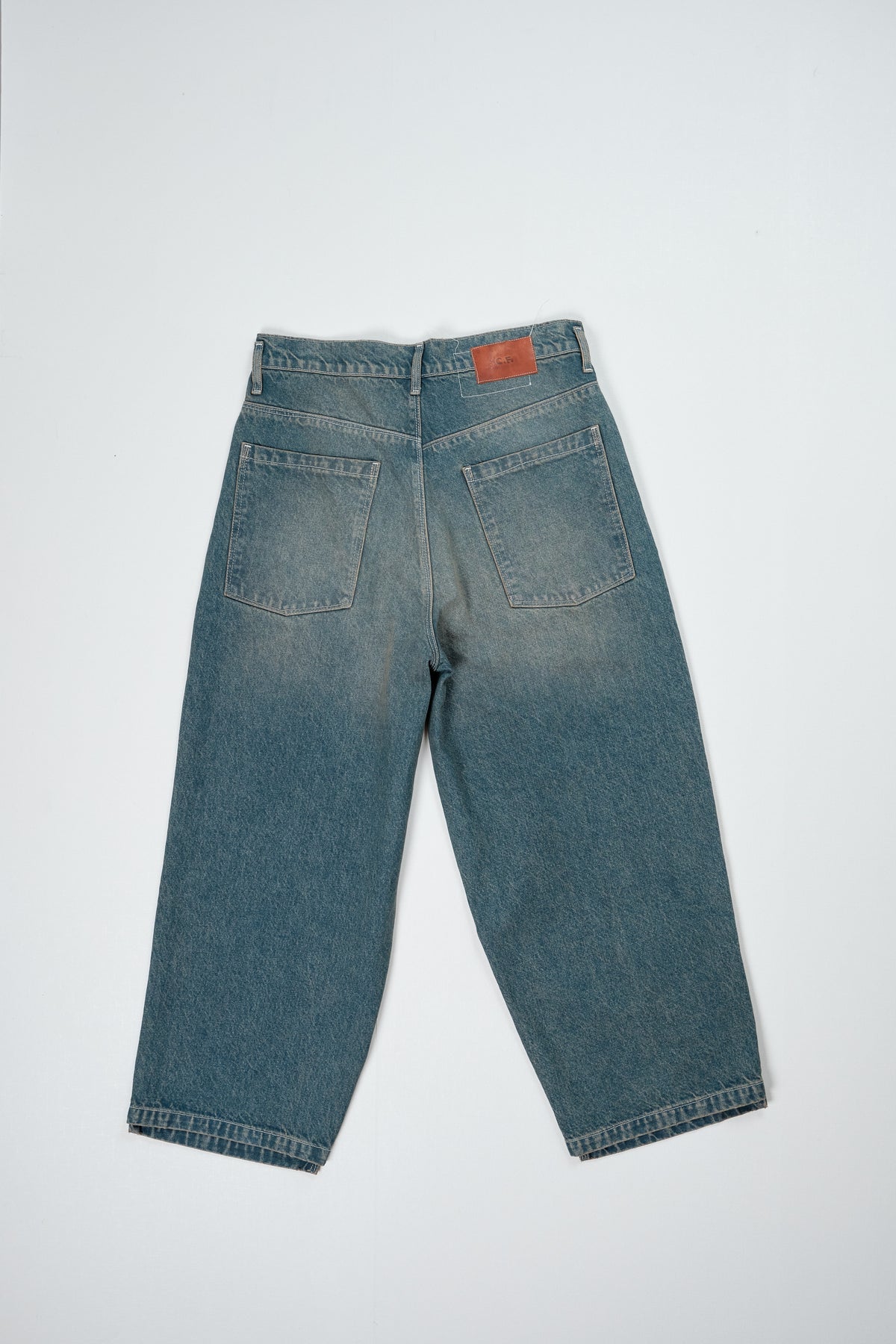 CF.22.15.02.02 WIDE JEANS denim vintage blue/green