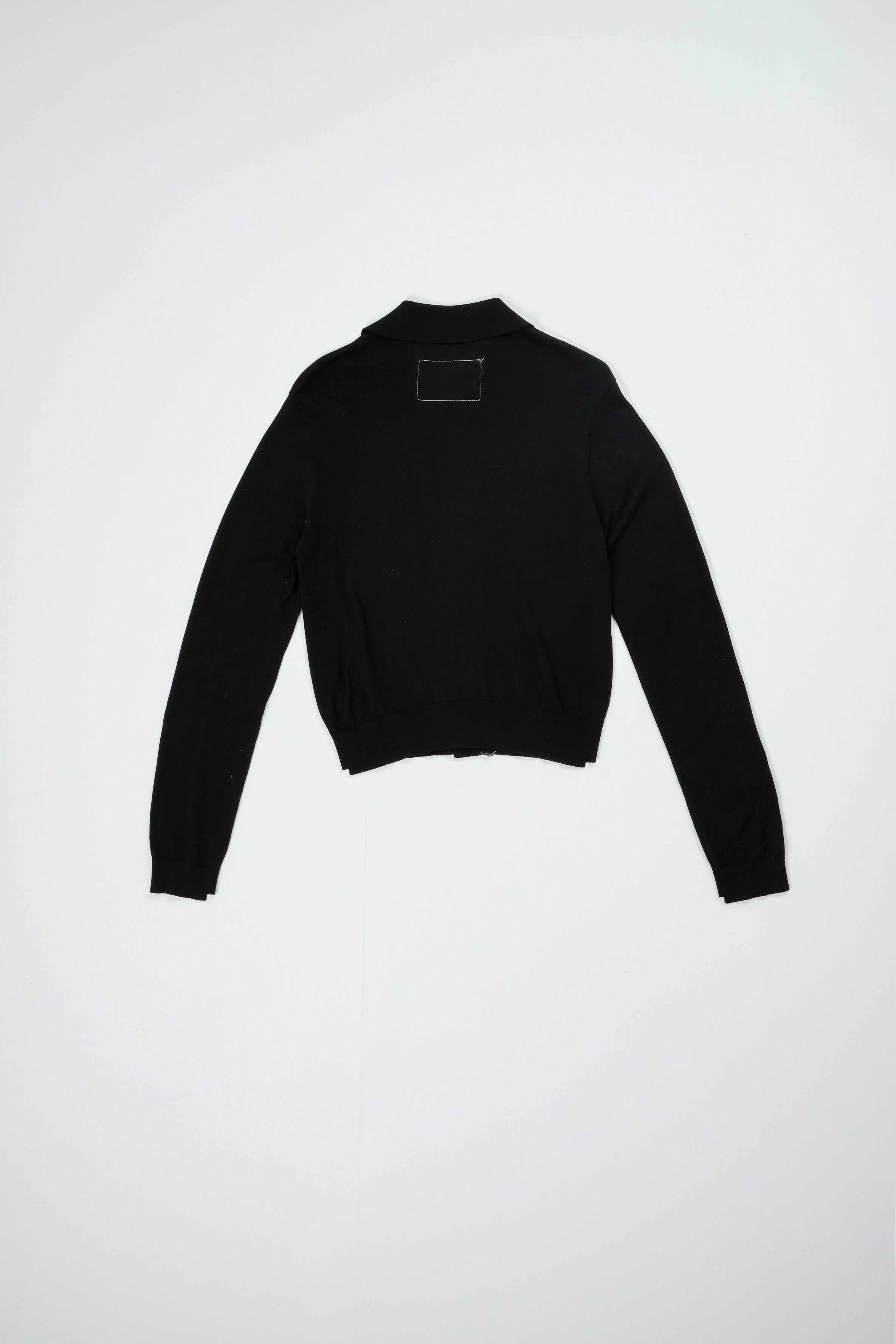 CF.22.03.01.01 70S CARDIGAN fine knit black