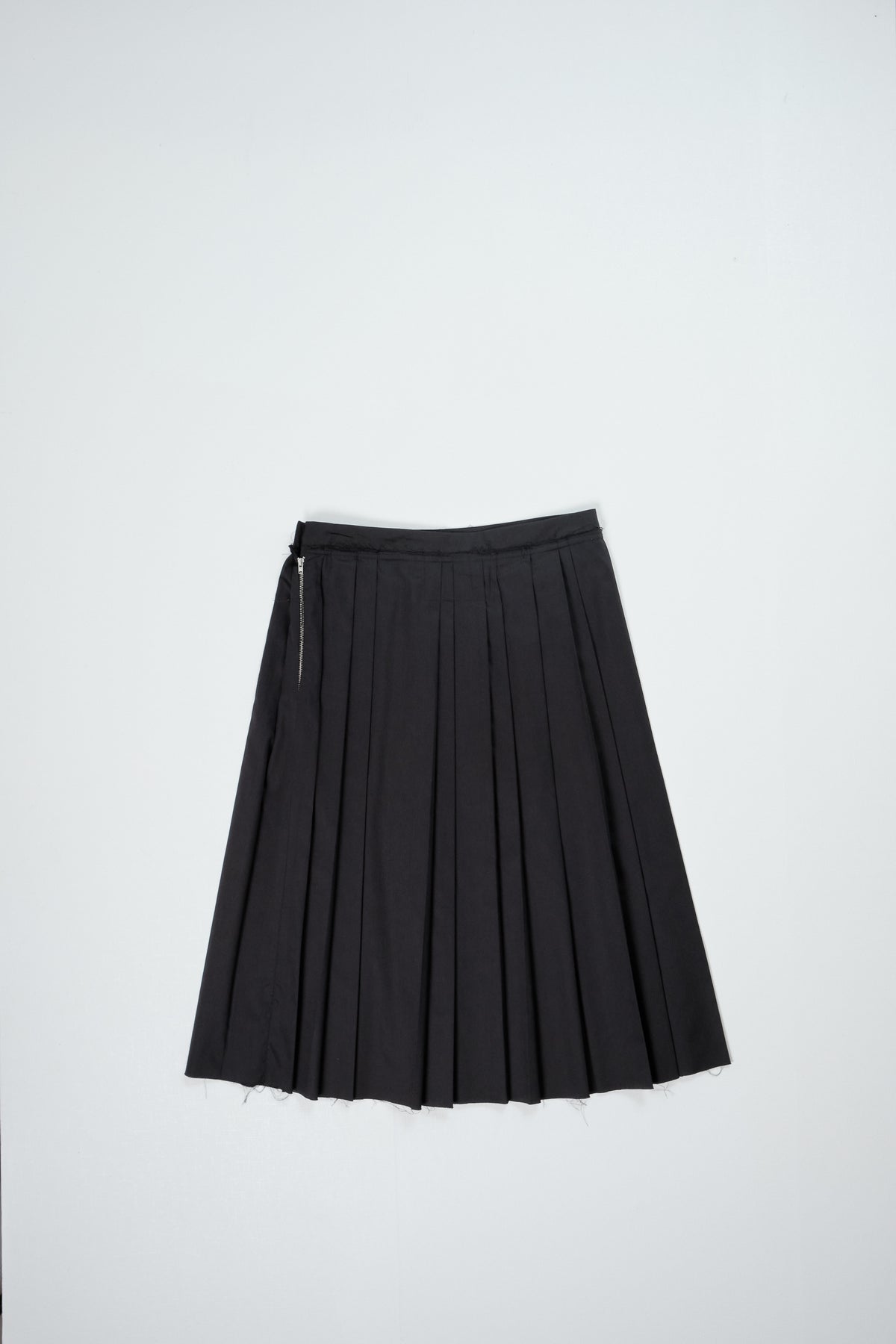 CF.22.07.04.01 PLEAT SKIRT poly/cotton black