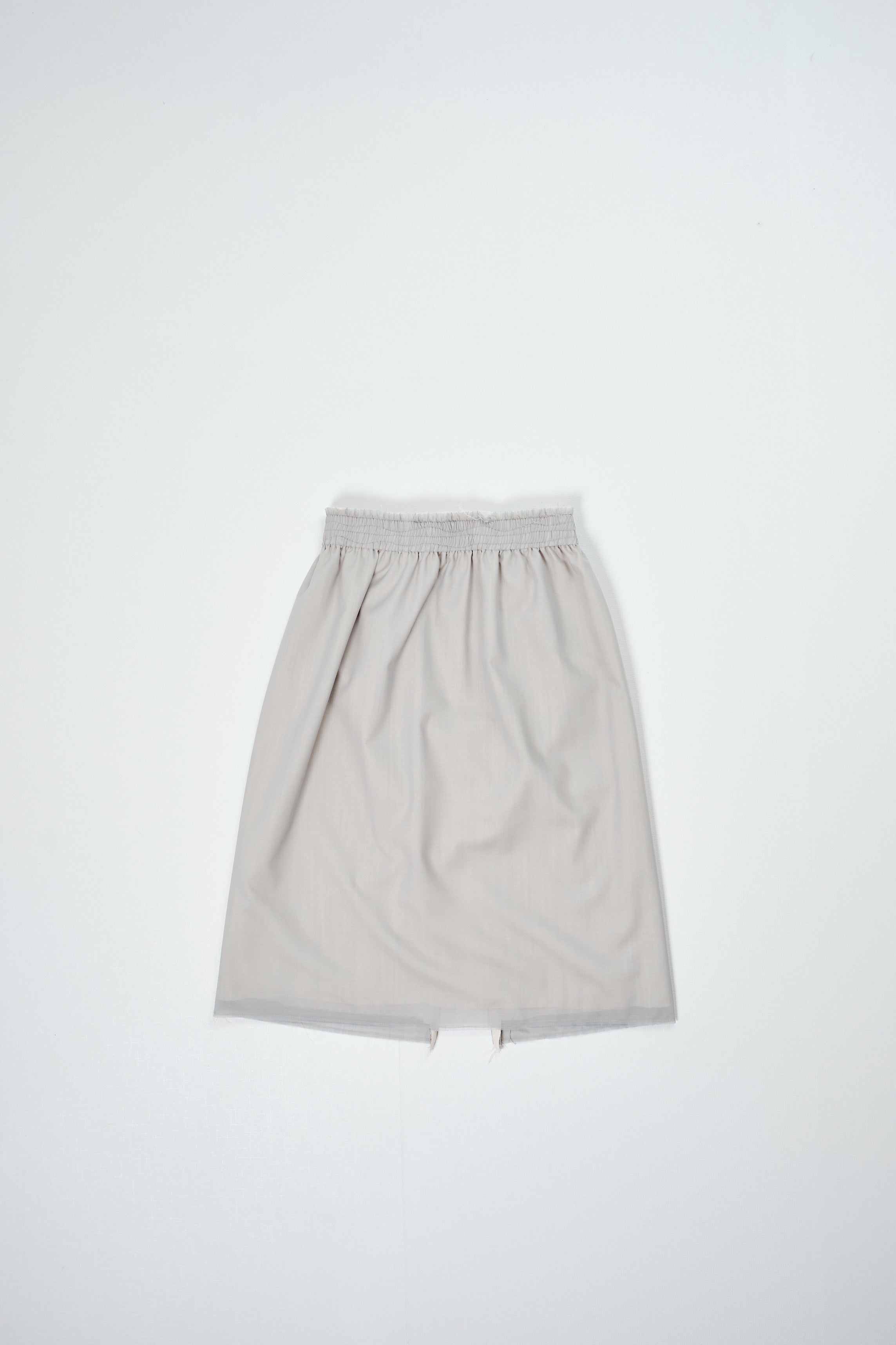 CF.22.07.01.02 GRANDMA SKIRT mesh wool light grey