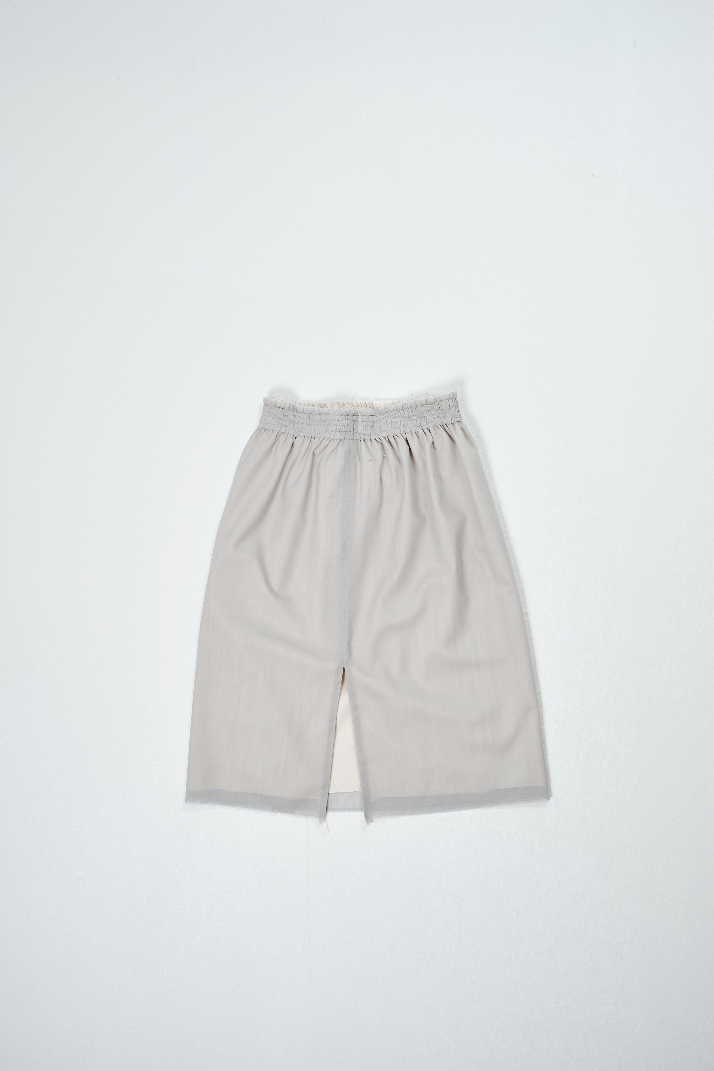 CF.22.07.01.02 GRANDMA SKIRT mesh wool light grey