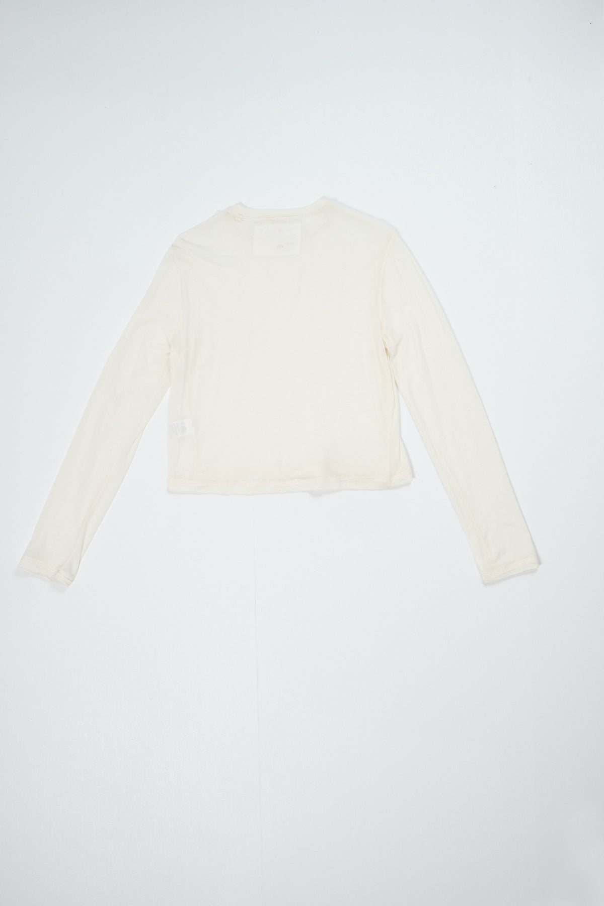 CF.22.01.02.01 NORMAL TEE LS wool/cotton off-white
