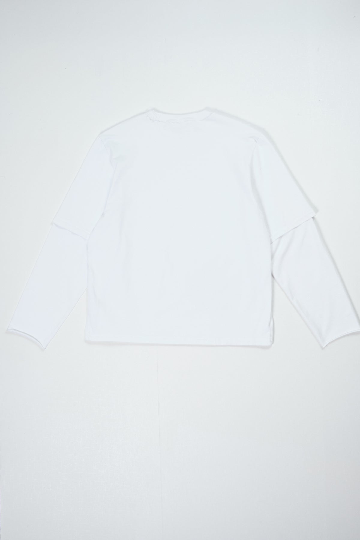 CF.22.01.06.02 DOUBLE SLEEVE BIG TEE heavy jersey optical white