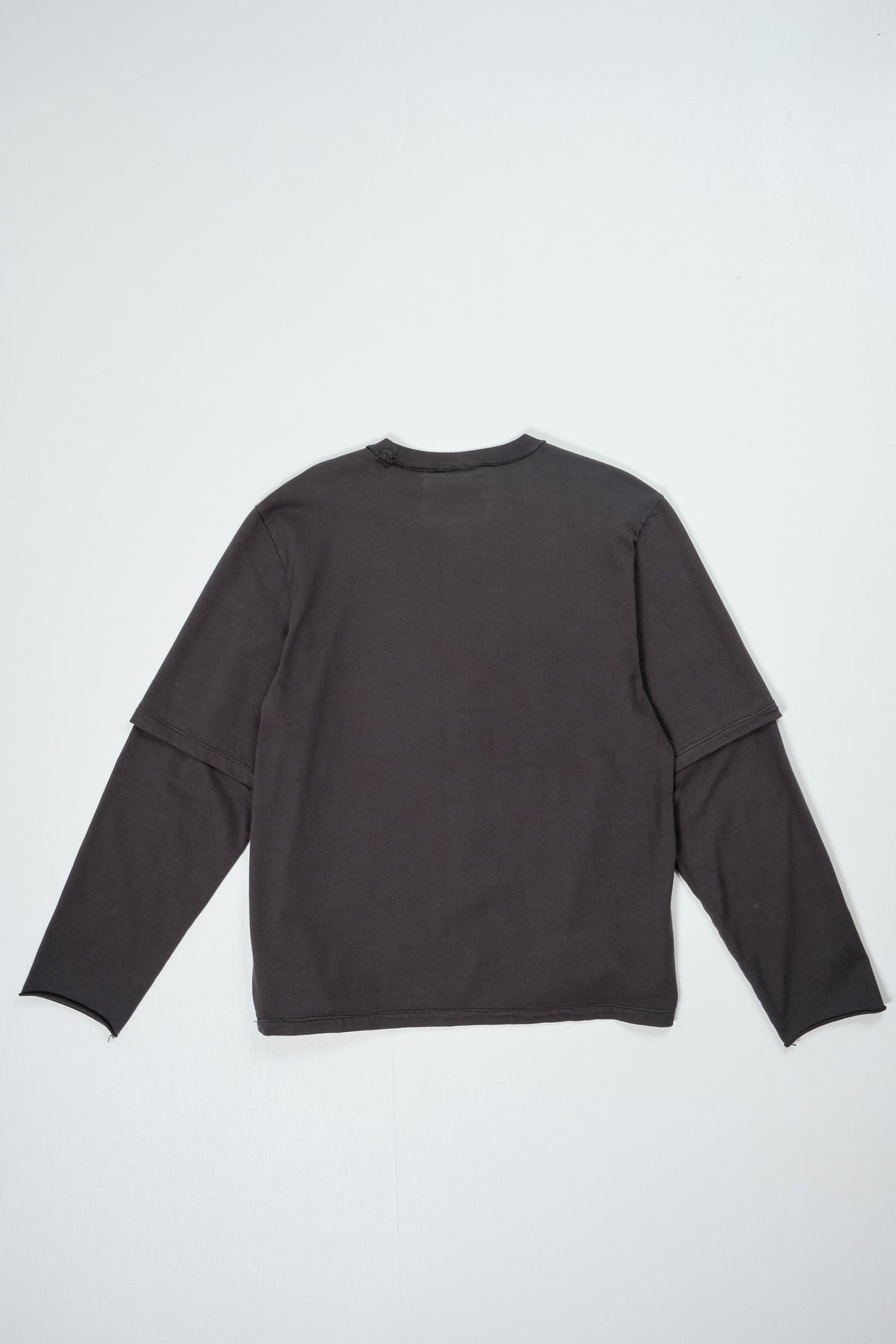 CF.22.01.06.01 DOUBLE SLEEVE BIG TEE heavy jersey grey green