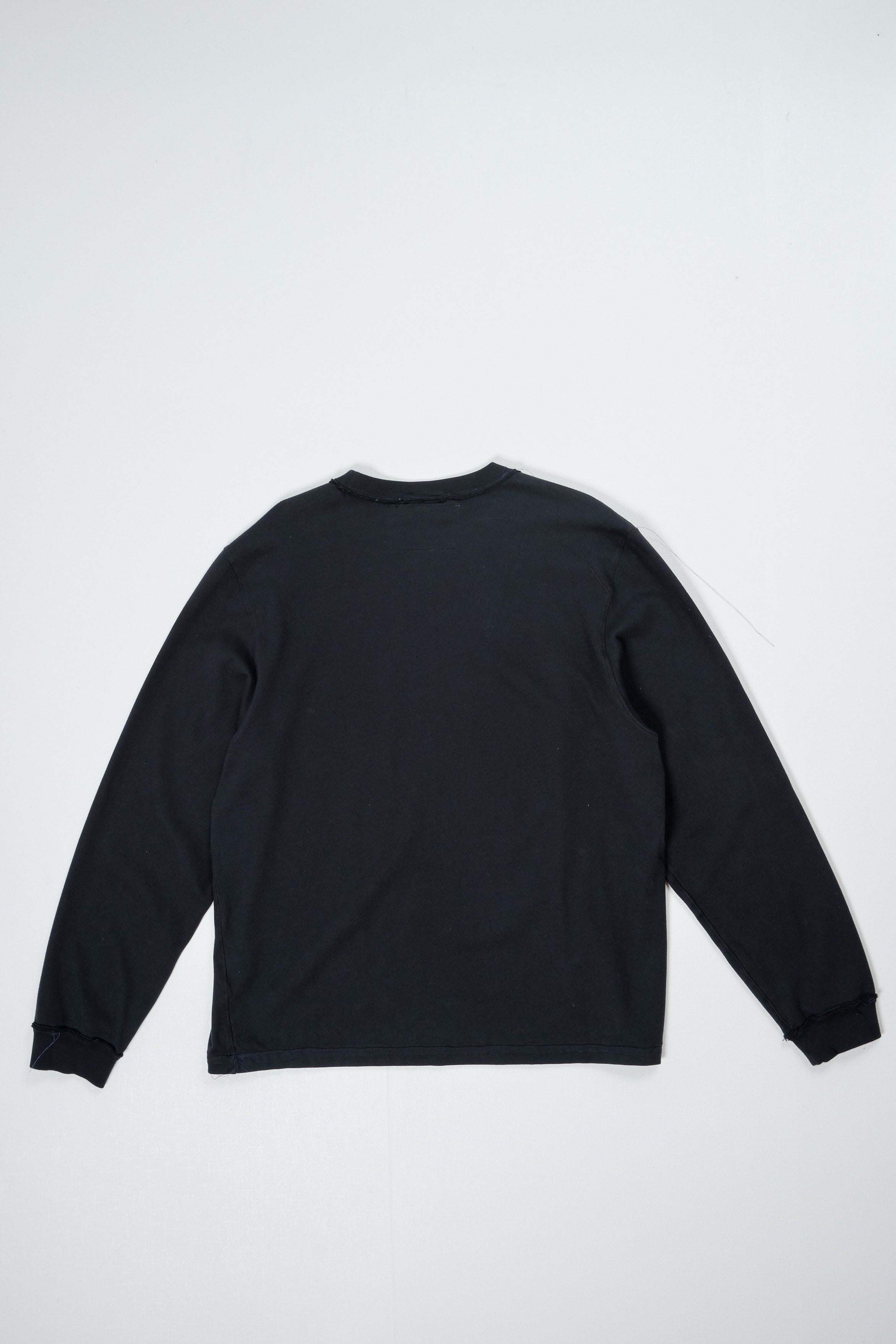 CF.22.01.04.05 PAINTED BIG TEE LS heavy jersey navy/brown