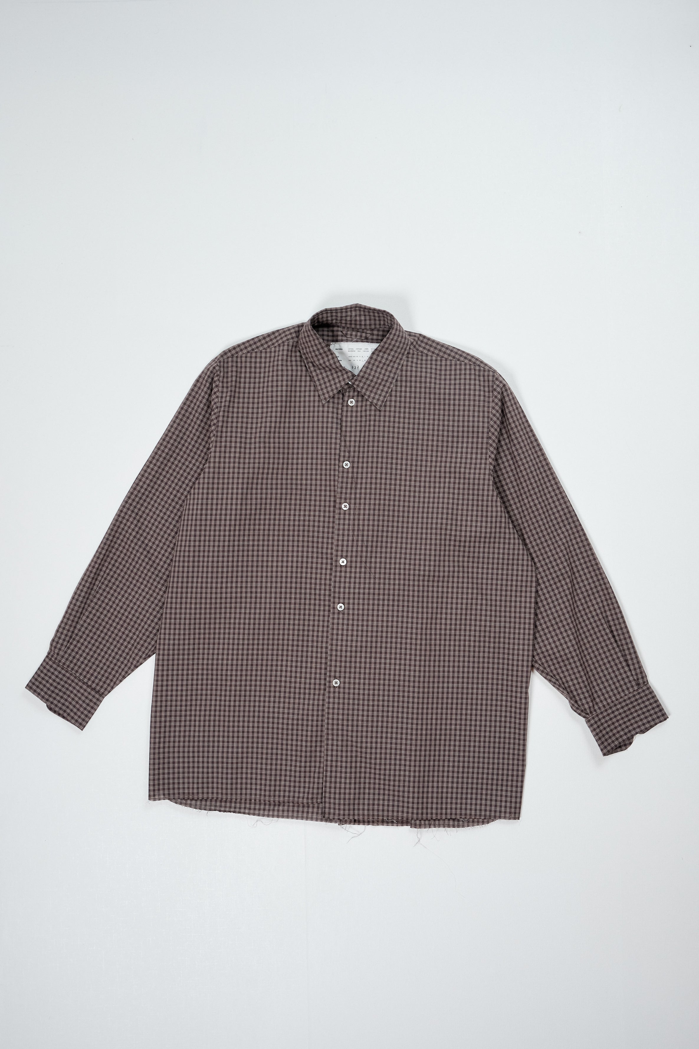 CF.22.04.03.04 BIG SHIRT cotton shirting brown check