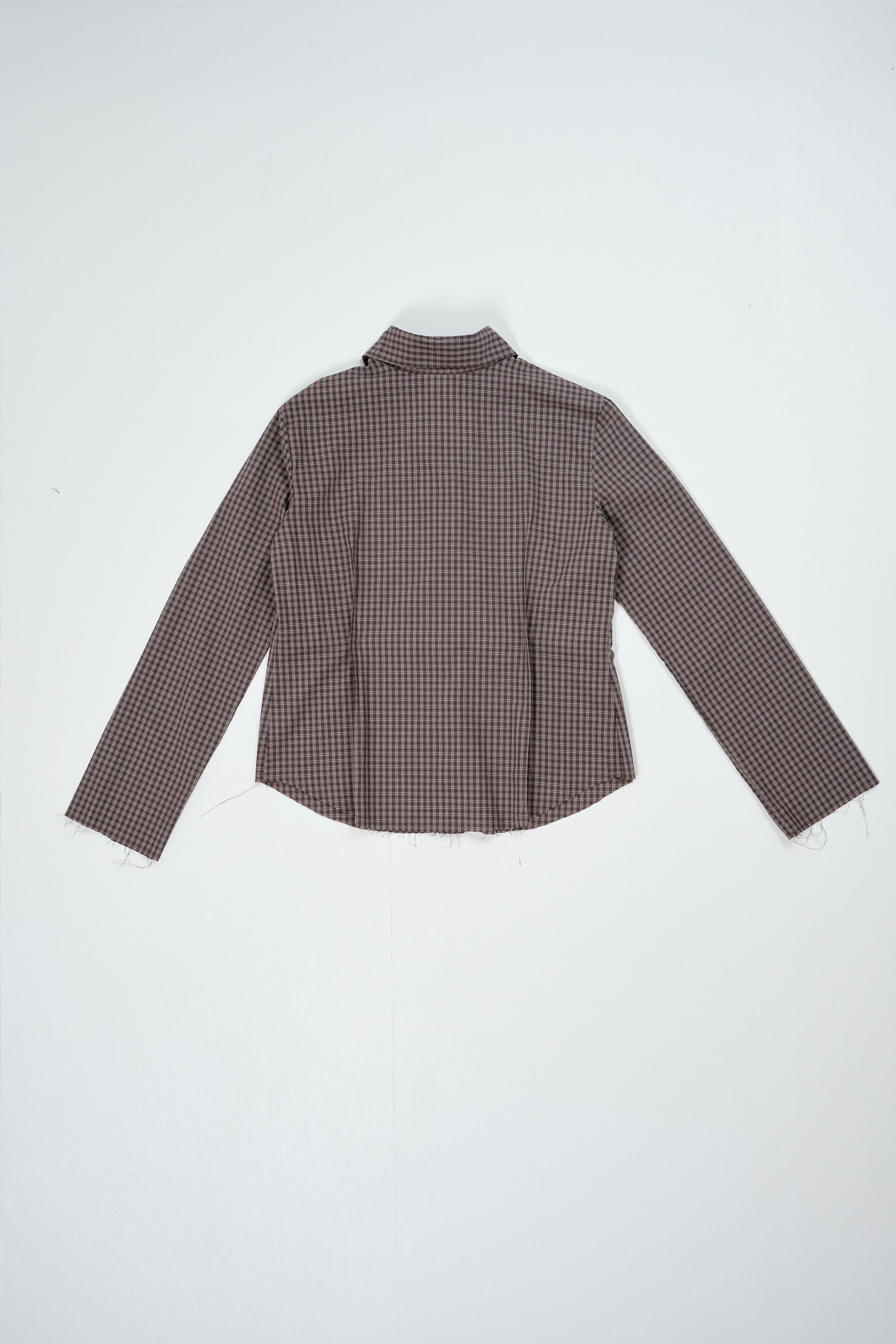 CF.22.04.01.03 FITTED SHIRT medium shirting brown check
