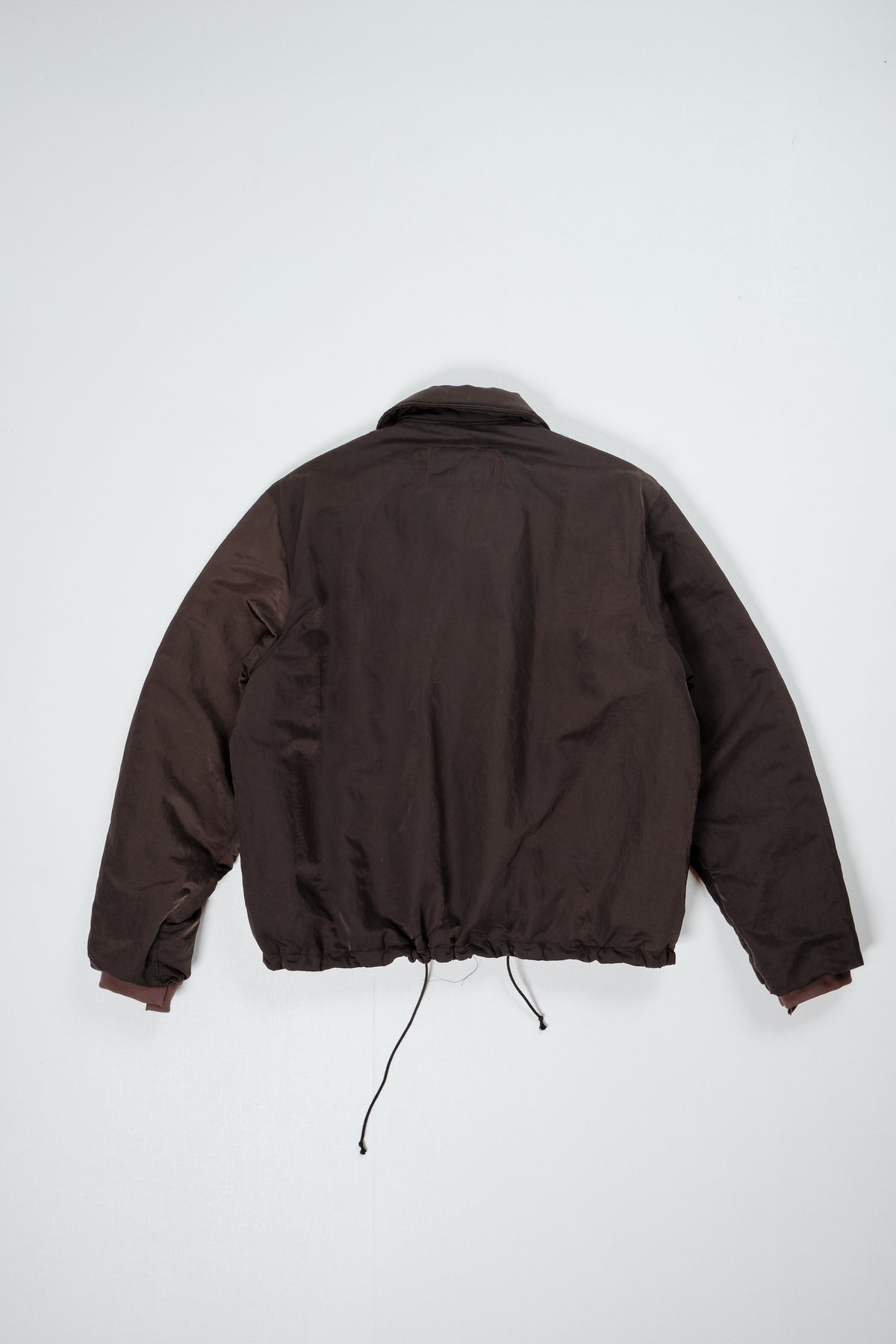 CF.22.10.05.01 PUFFED SIMPLE JACKET technical nylon brown