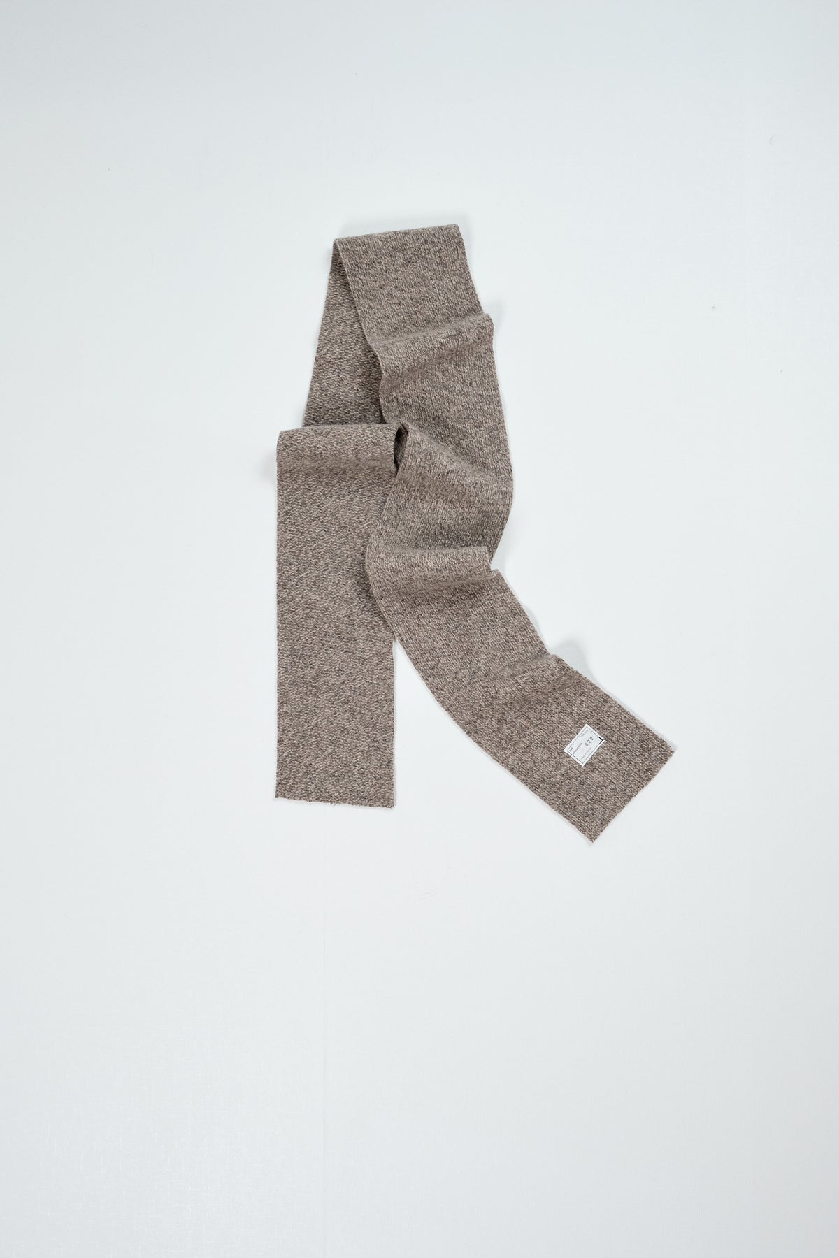 CF.22.11.05.03 HEAVY KNIT SCARF heavy rib melange brown