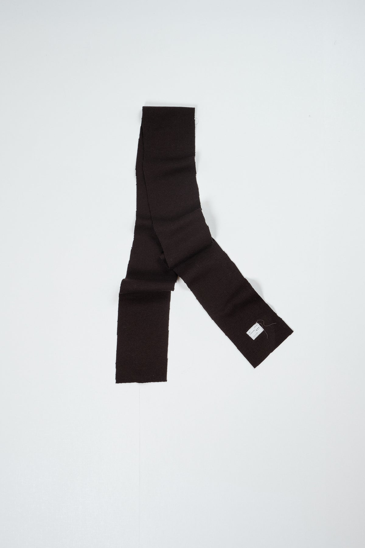CF.22.11.05.01 HEAVY KNIT SCARF heavy rib dark brown