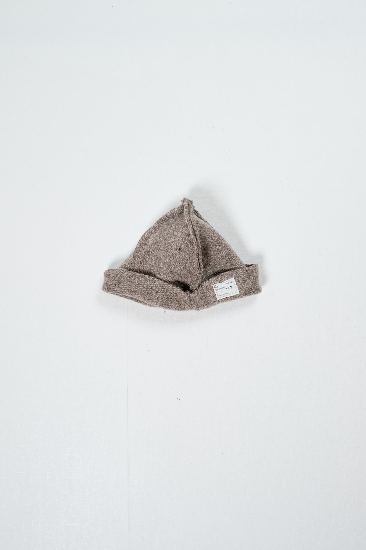 CF.22.11.03.03 HEAVY KNIT BEANIE heavy rib melange brown