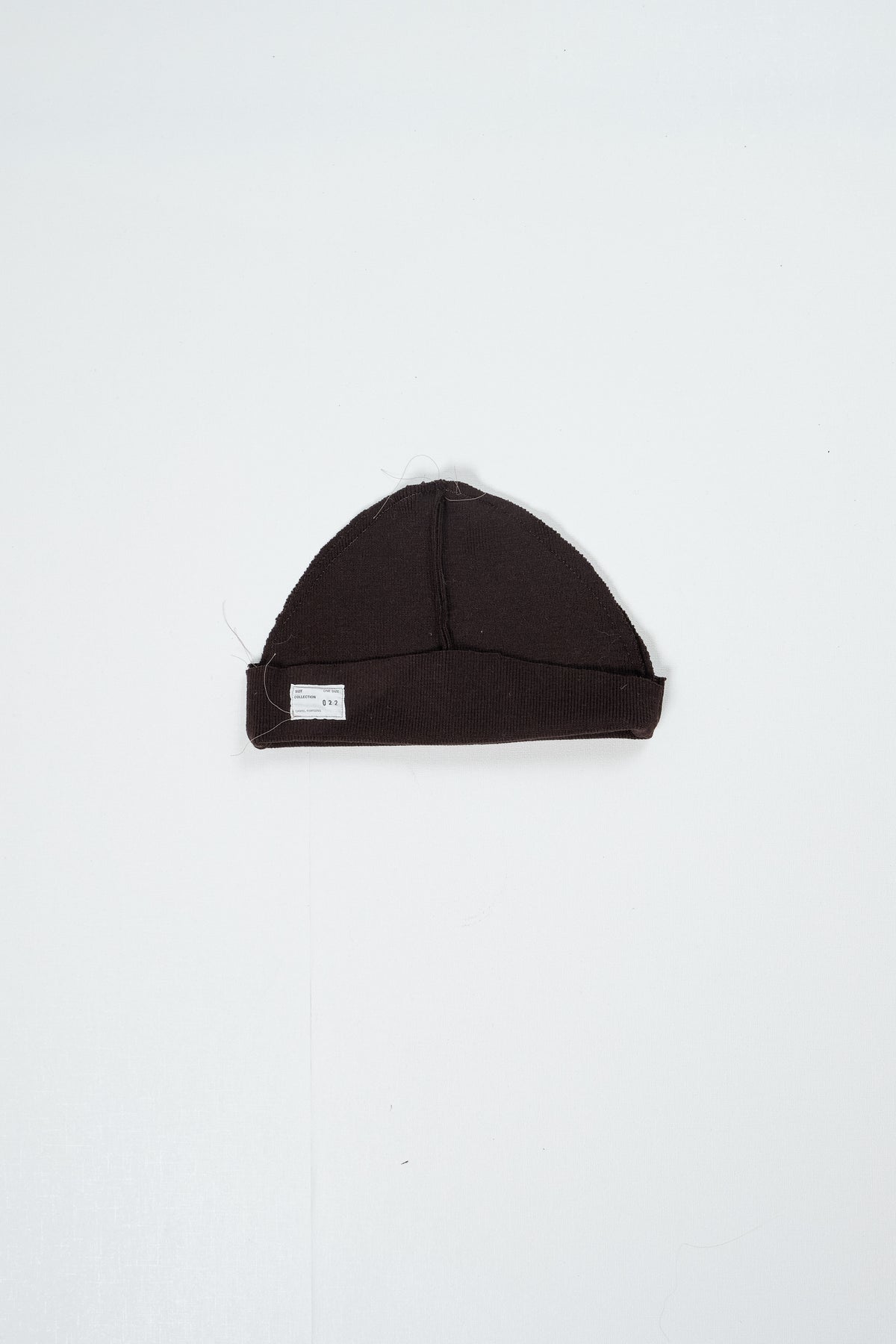 CF.22.11.03.01 HEAVY KNIT BEANIE heavy rib dark brown