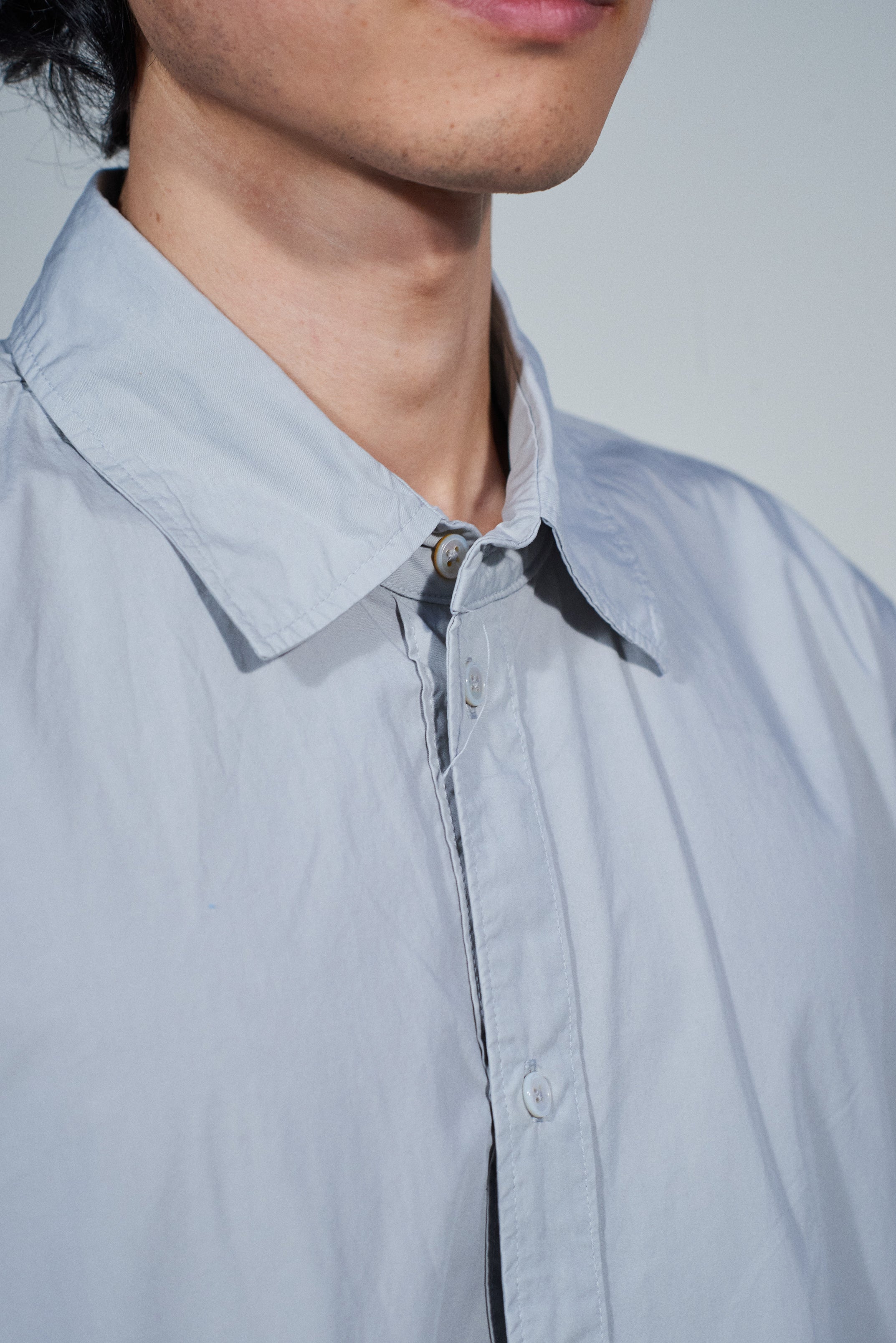 CF.22.04.02.01 NORMAL SHIRT cotton shirting light grey